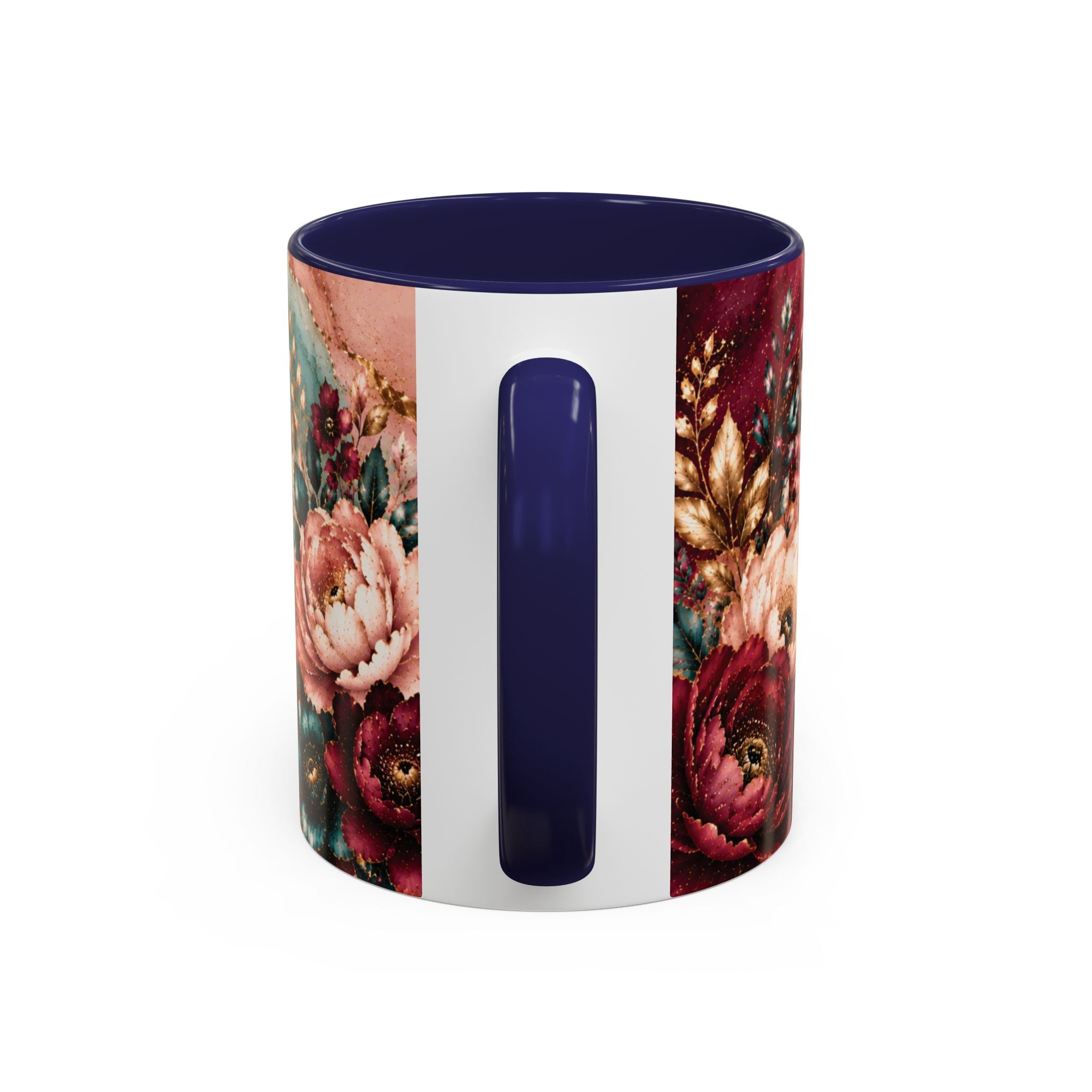 Personalized Name Mug for Women, Inspirational Color Handle Coffee Mug, 11 oz or 15 oz Gift for Her