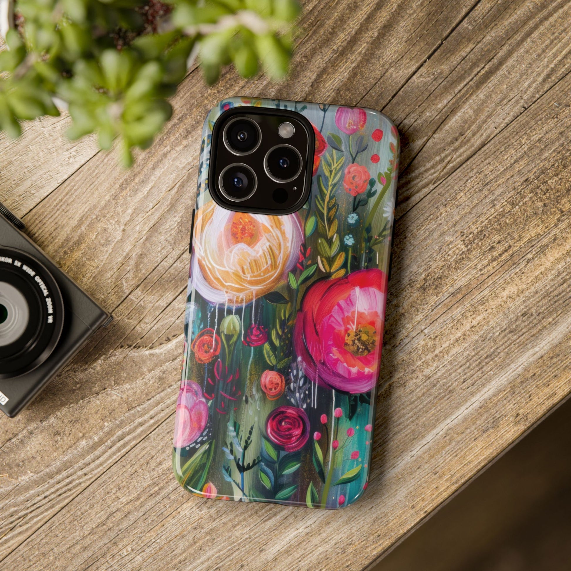 Watercolor Boho Floral Phone Case for iPhone 17 case Samsung, and Pixel | Stylish Protective Cover Gift for Her Perfect for Floral Lover