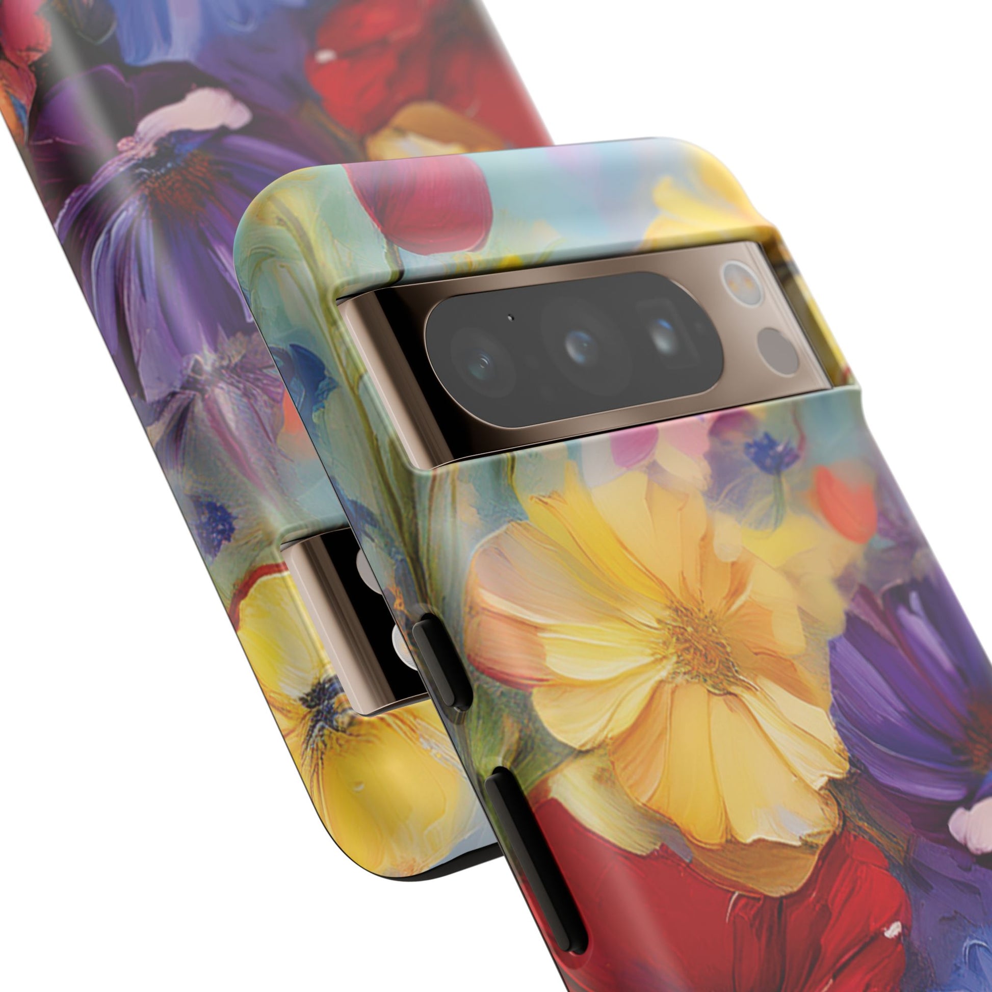Bold Wildflower Phone Case Bright Hand-Painted Floral Art Vibrant Botanical Design for iPhone & Samsung | Trendy Nature Lover Gift Phone  Galaxy
