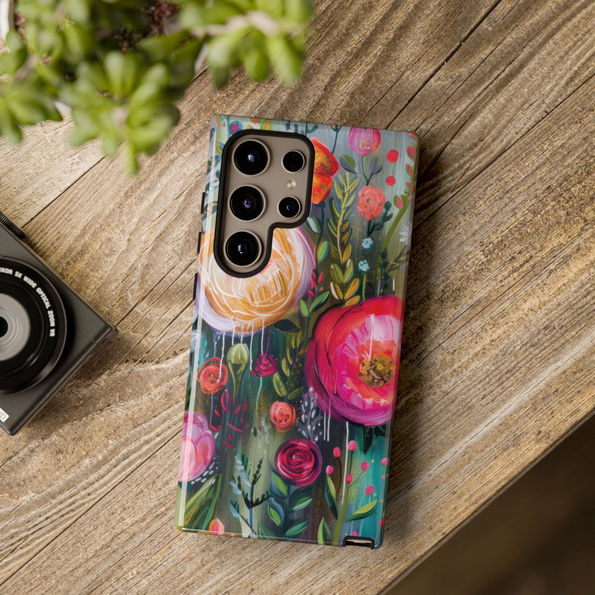 Watercolor Boho Floral Phone Case for iPhone 17 case Samsung, and Pixel | Stylish Protective Cover Gift for Her Perfect for Floral Lover