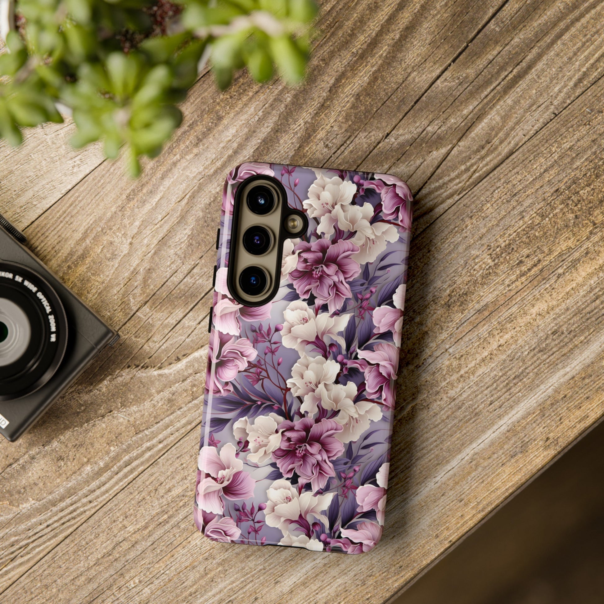 Lavender Flowers Protective Phone Case Gift for Her Phone 15, Samsung iPhone Samsung Gift for Her Case iPhone 15, Samsung