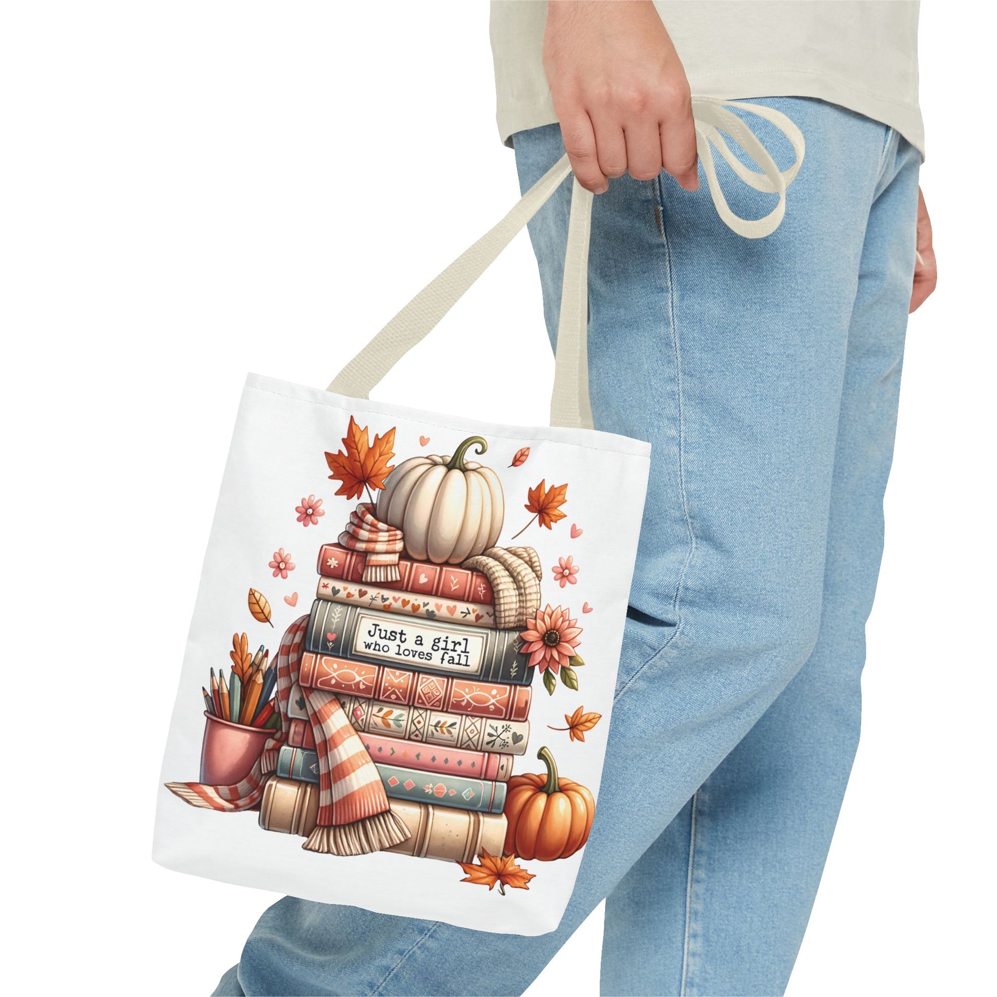 Fall Books Tote Bag - Autumn Accessory for Book Lovers - MRSBYVALLE