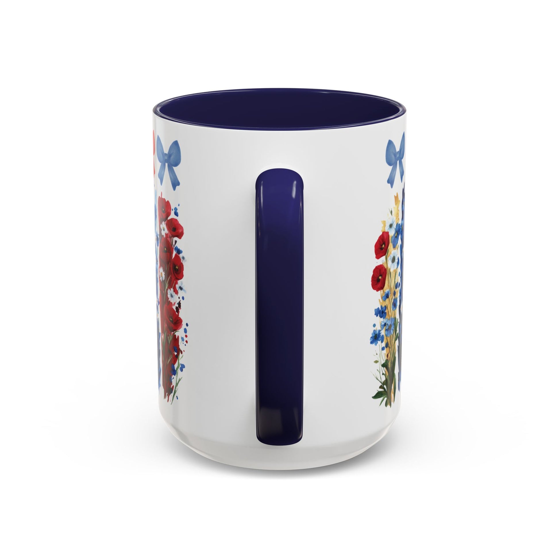 Brushstroke floral With Bows| Christian Mug with Bible Verse | Inspirational Gift for Christians | 11oz and 15oz Ceramic Coffee Mug Cozy Spring Mornings
