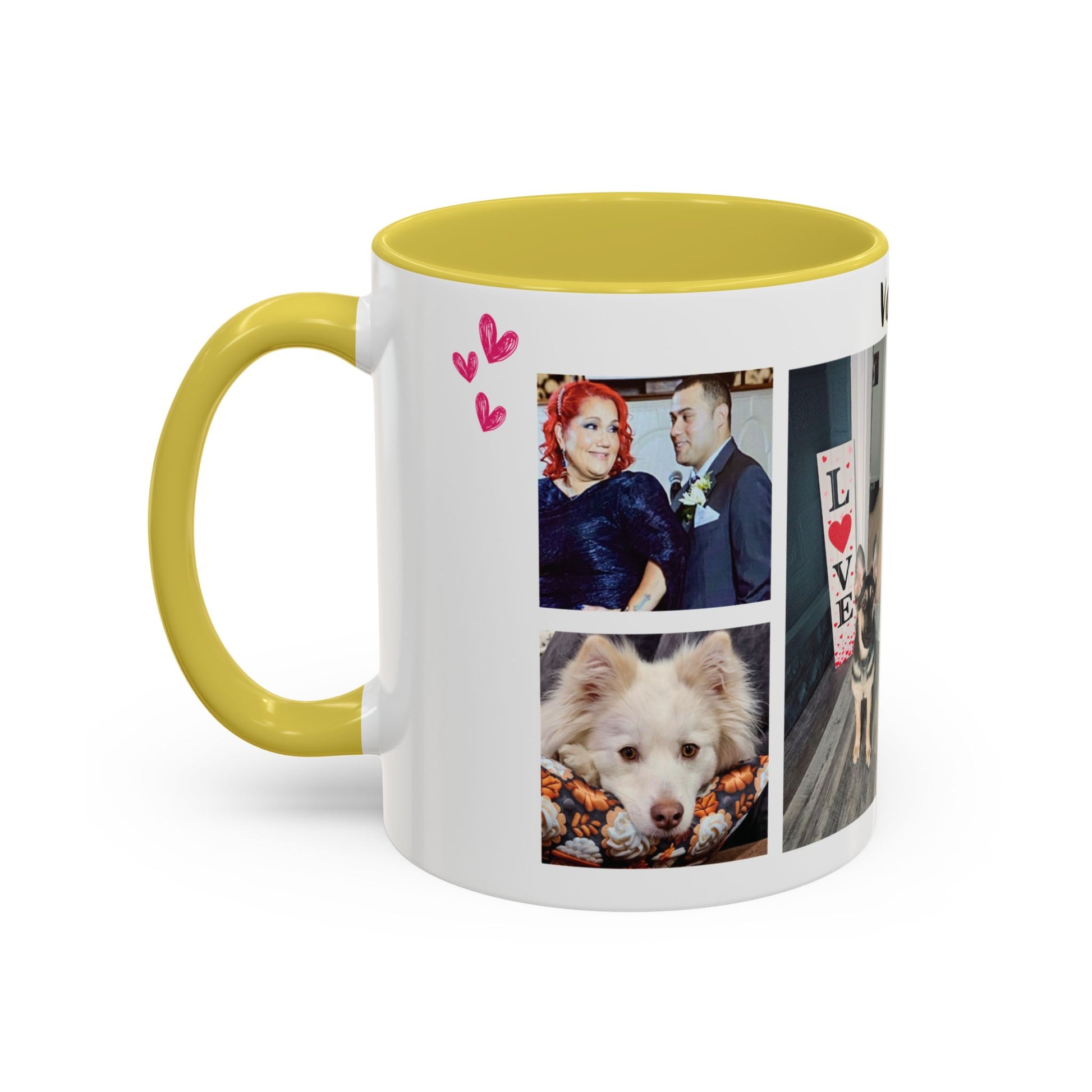 Personalized Photo Collage Coffee Mug, Custom Image Gift for Mom, Mother's Day Present, Colorful 15oz Cup, Birthday Mug, Custom Picture Mug Perfect Giift