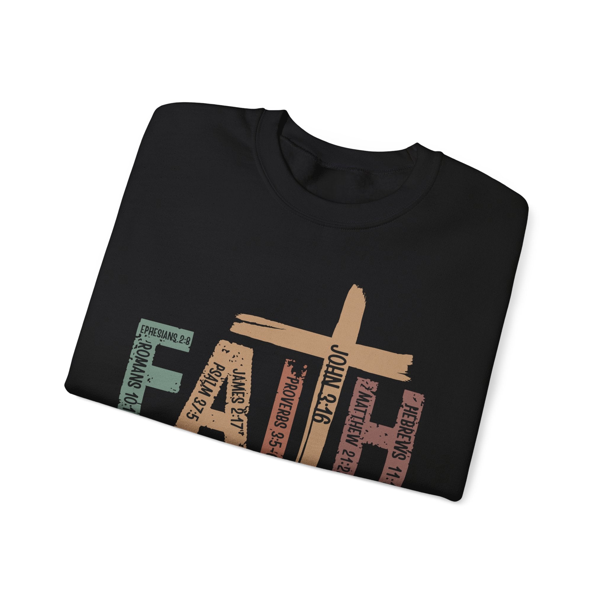 Sweat-shirt "Walk by Faith" Vêtements chrétiens confortables, idée cadeau parfaite Cadeau parfait pour les chrétiens