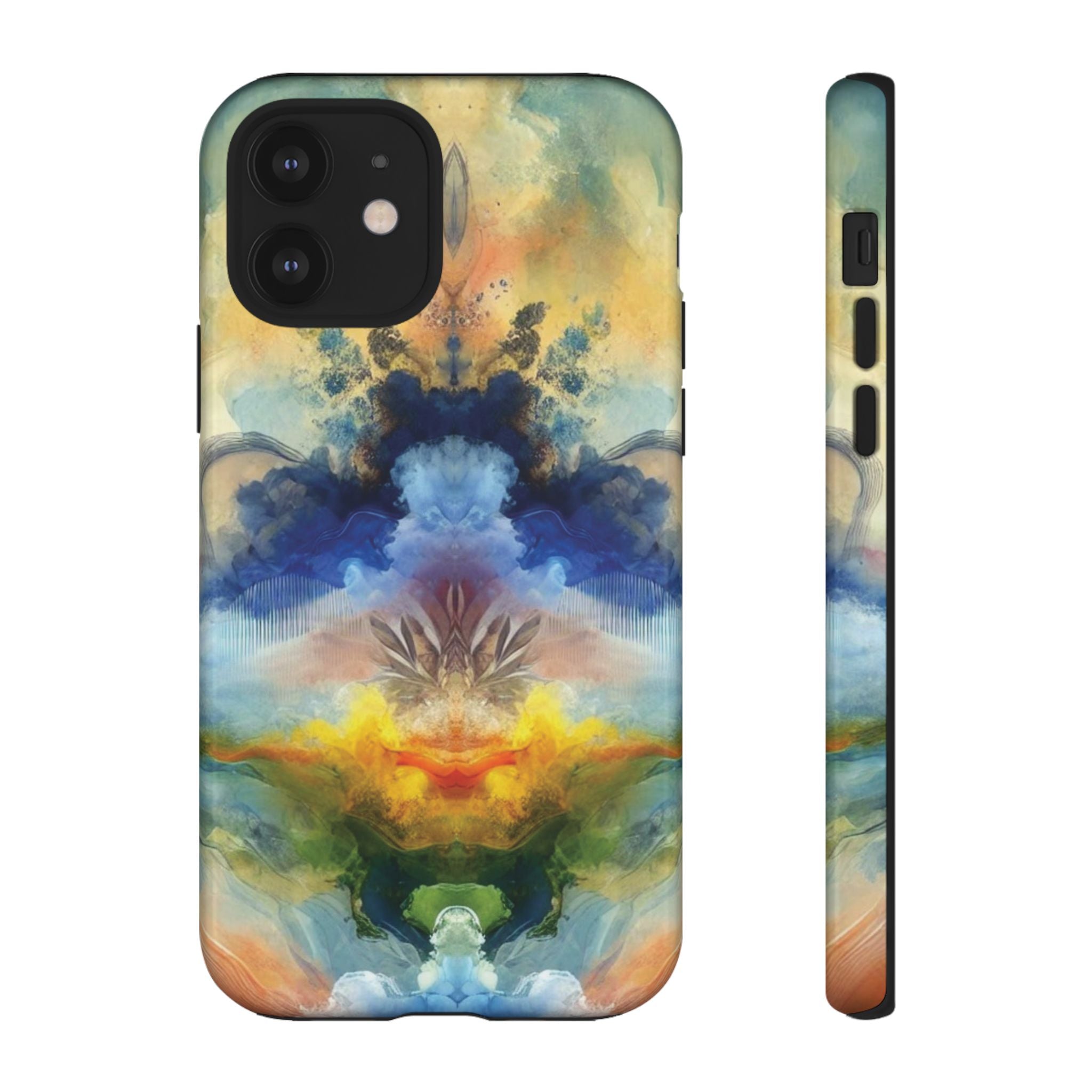 Modern Watercolor Abstract Phone Case Compatible with iPhone, Samsung & More - Stylish, Durable Protection with Vibrant Artistic Design Perfect Gift for Her