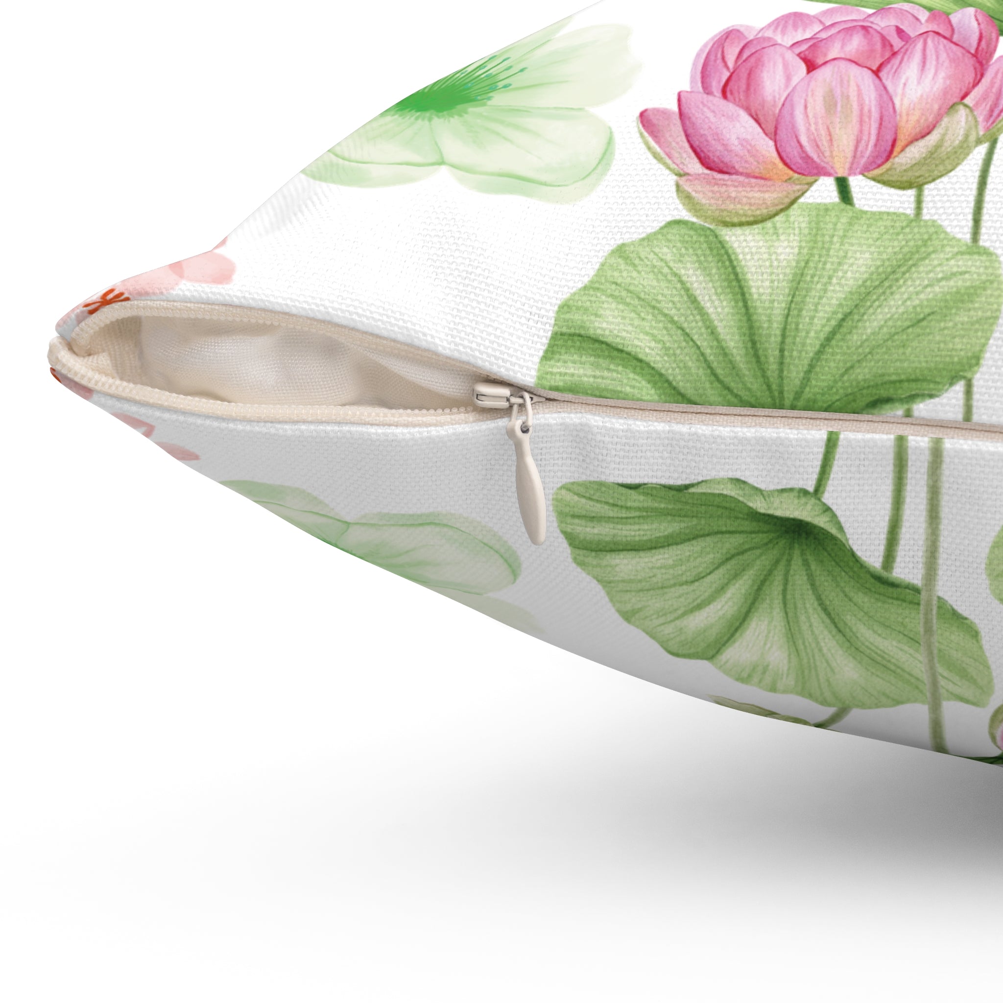 Pink and Purple with Cherry Blossoms  Luxurious Chenille Decorative Pillow Living Room Comfort for Bedroom or Housewarming Gift New House, Bridal Shower Gift