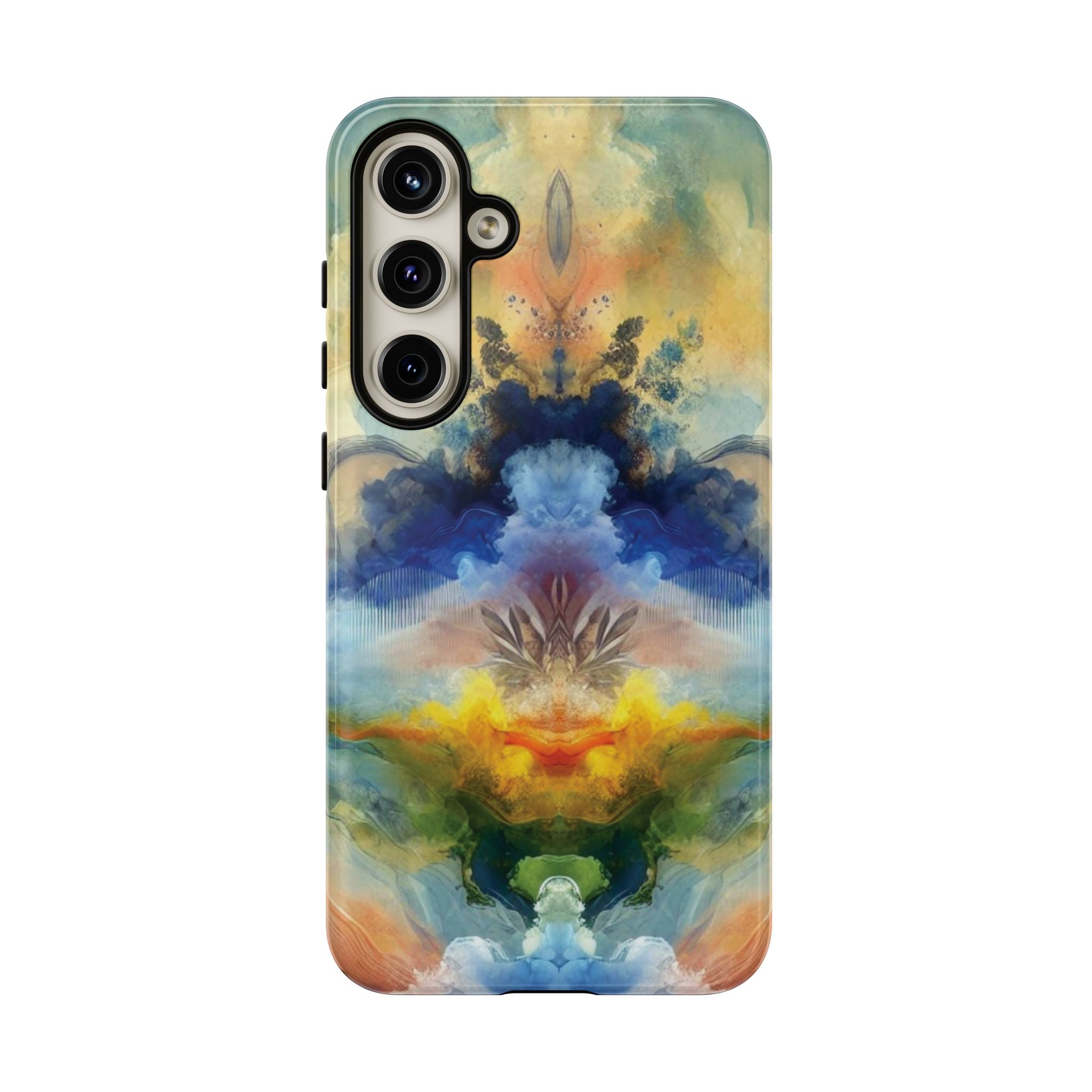 Modern Watercolor Abstract Phone Case Compatible with iPhone, Samsung & More - Stylish, Durable Protection with Vibrant Artistic Design Perfect Gift for Her