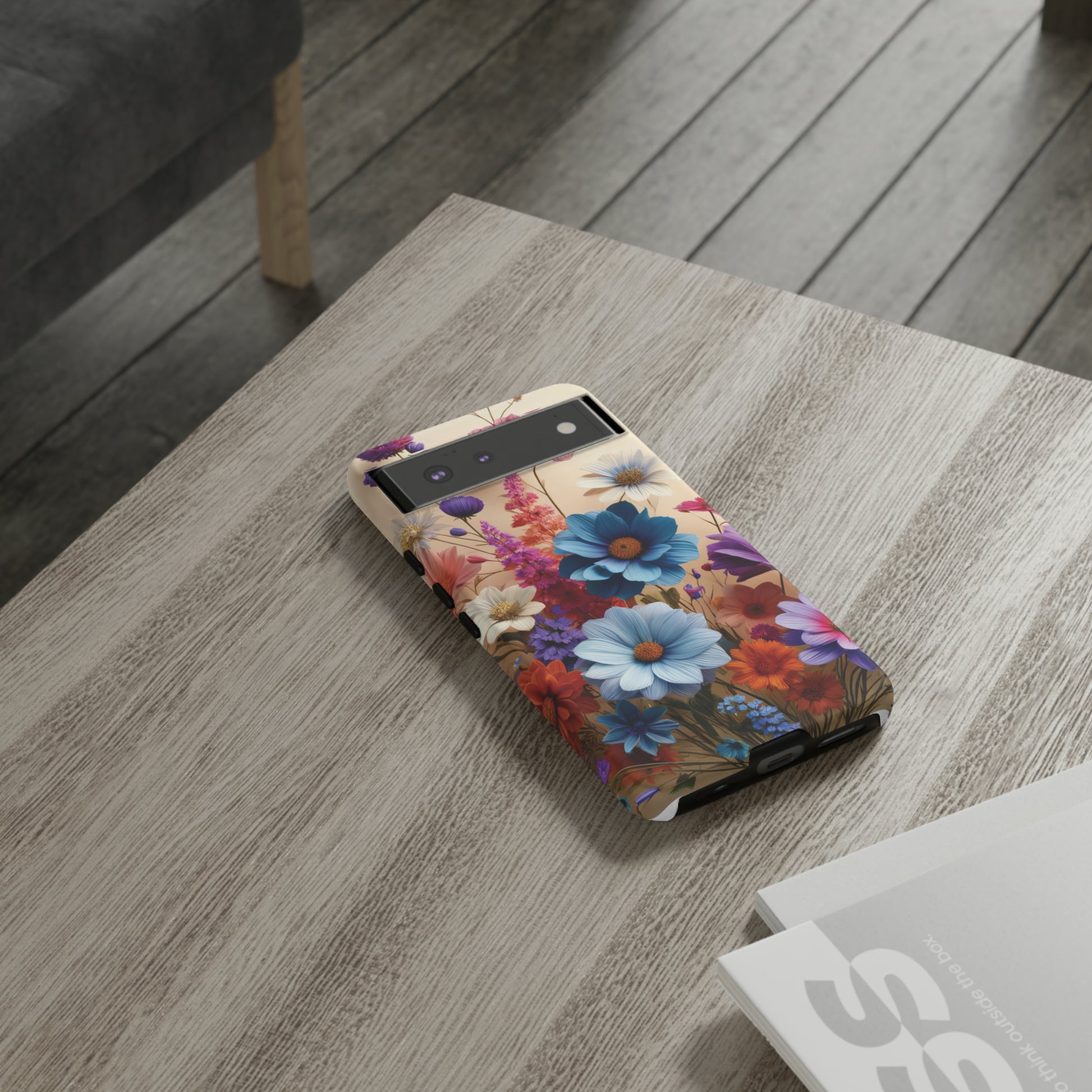 Best Phone Case Floral 3D Illusion Luxury Tough Case Floral Elegant Durable Stylish for Modern Devices iPhone 15, Samsung iPhone Samsung Accessory Gift for Her.
