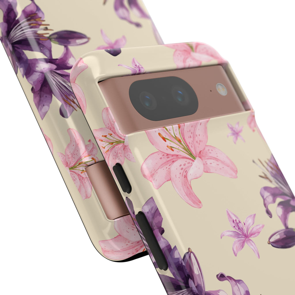 Blooming Tiger Lily Phone Case - Compatible with iPhone, Samsung, and Pixel | Stylish Protective Cover Gift for Her Perfect for Floral Lover