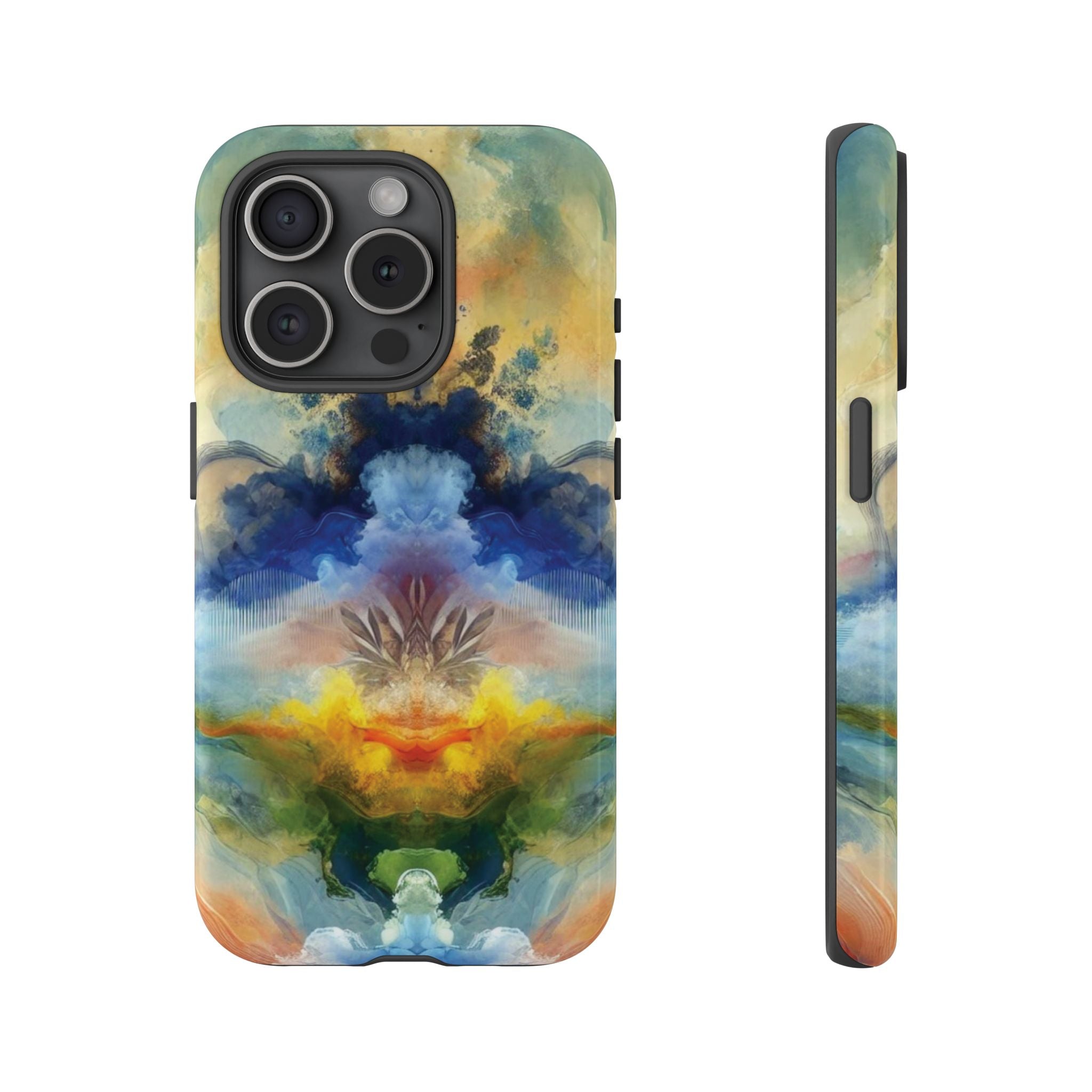 Modern Watercolor Abstract Phone Case Compatible with iPhone, Samsung & More - Stylish, Durable Protection with Vibrant Artistic Design Perfect Gift for Her