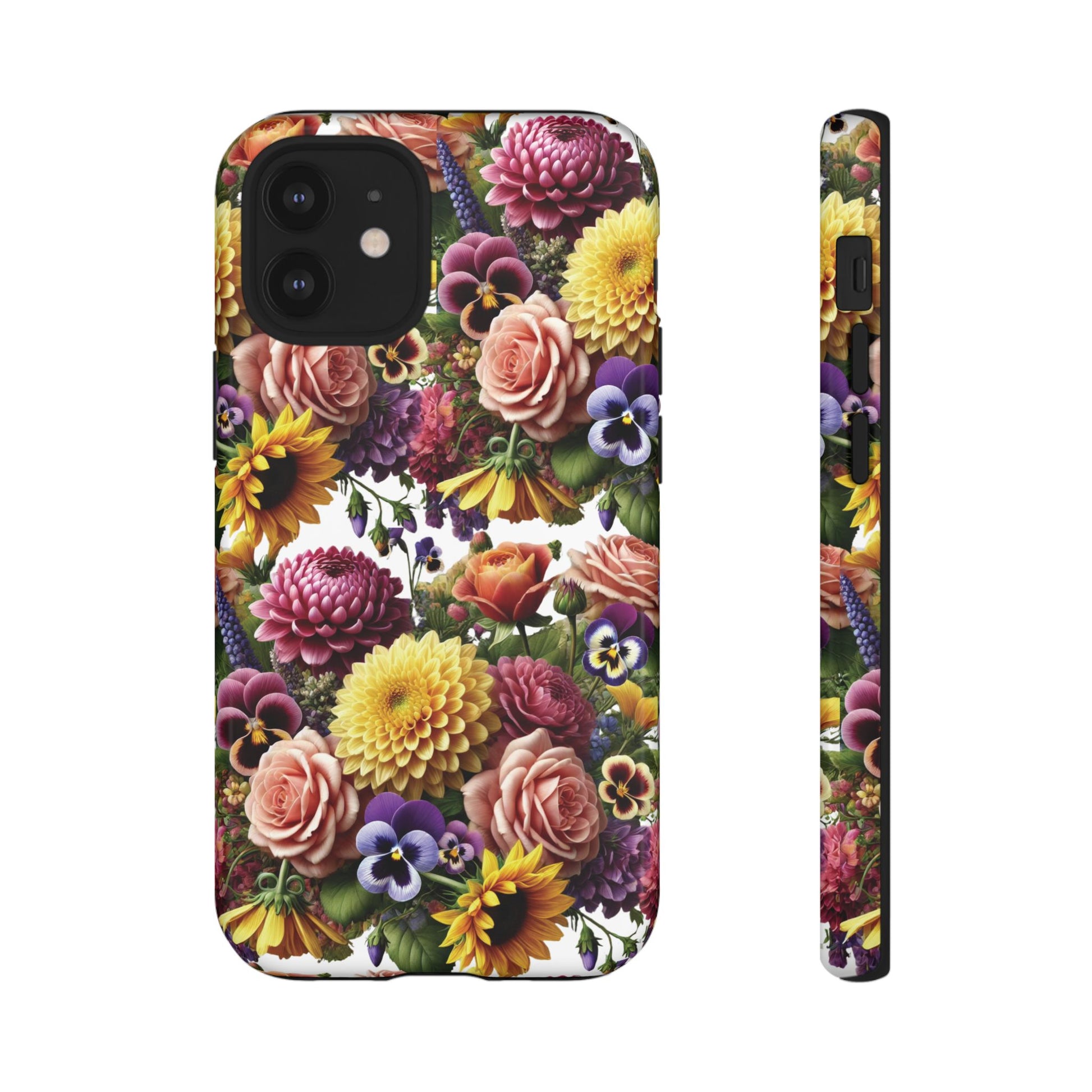 Floral Fall Phone Case for iPhone 16 15 14 13 12  21 23 Samsung, and Pixel | Stylish Protective Cover Gift for Her Perfect for Floral Lover