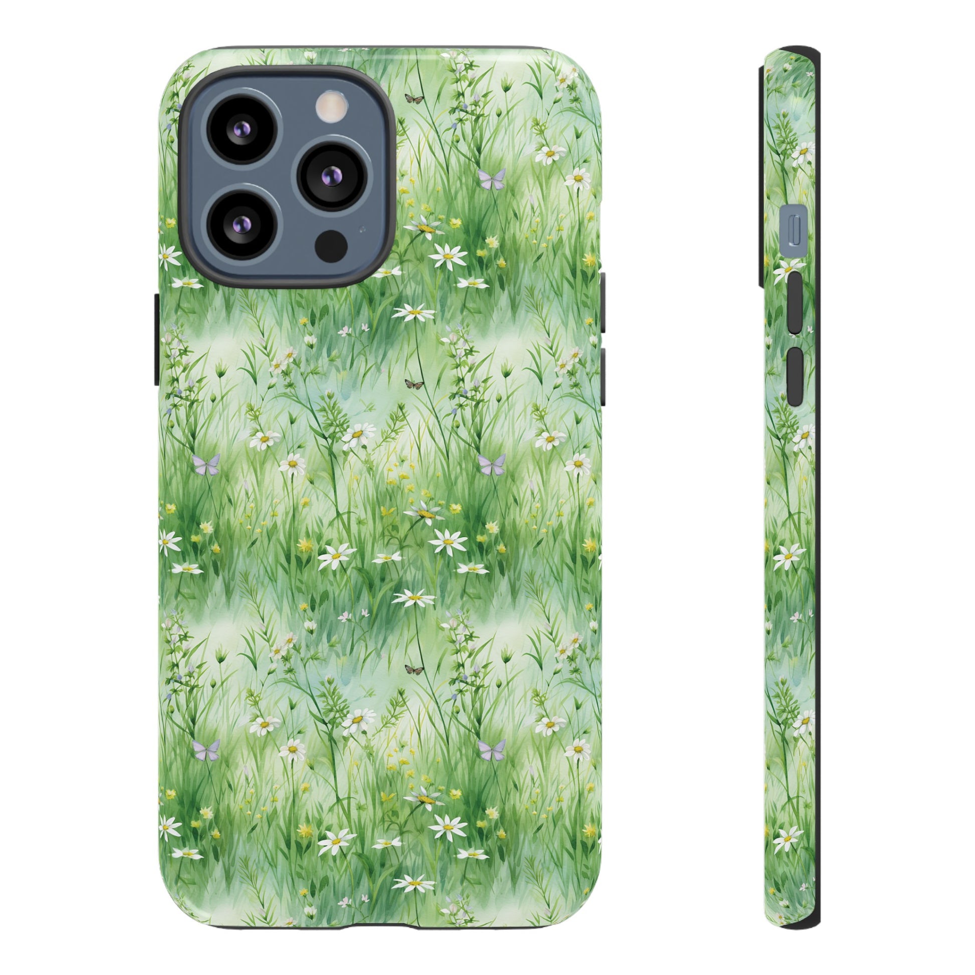 Beautiful Watercolor Grassing Daisy Boho Chic Design Phone Case Protective Cover for All Models Gift for Mom Accessory Gift for Her