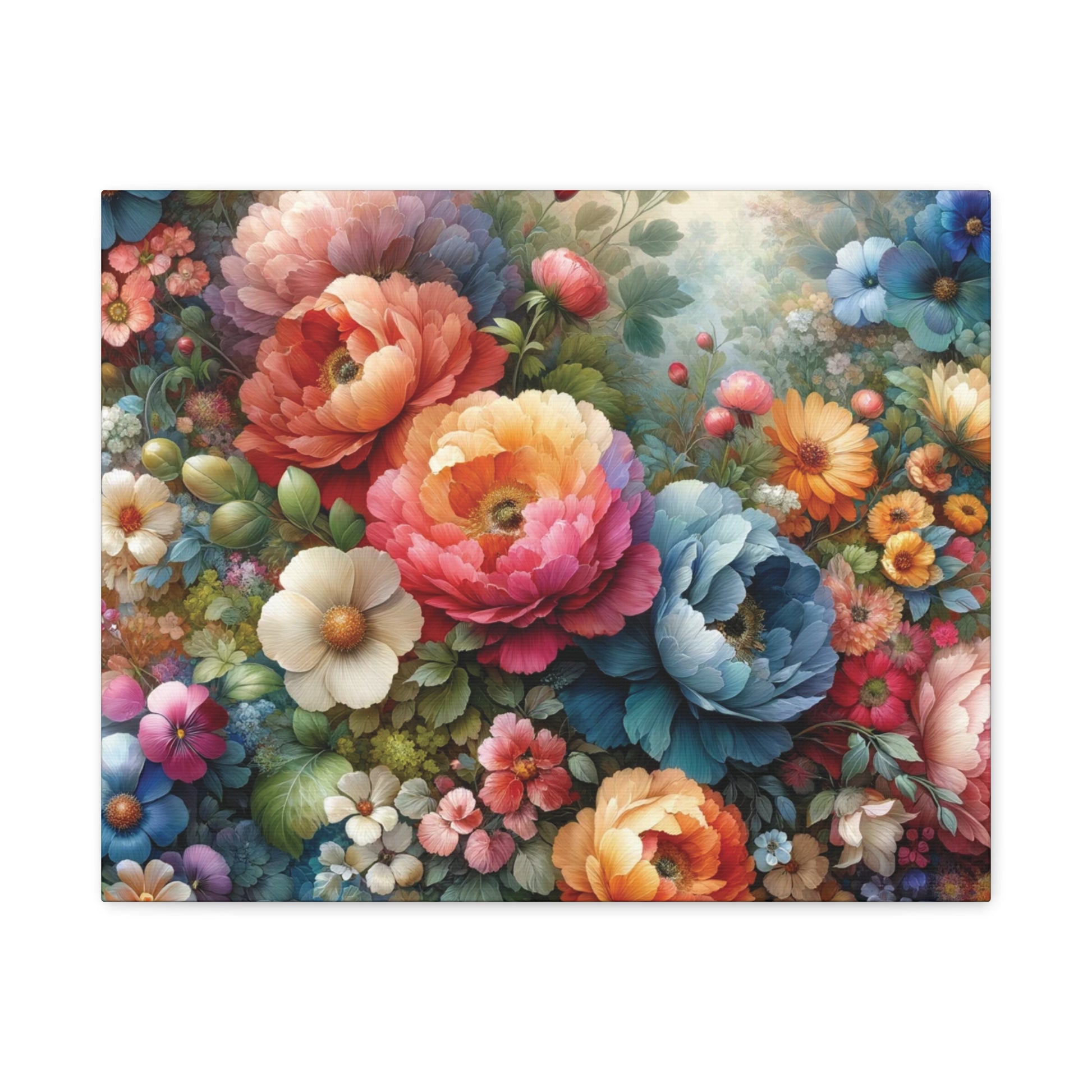 Timeless Floral Elegance High-Quality Matte Canvas Art, Ready to Hang Perfect for Home Decor, Mother's Day, Birthday Gift, Housewarming New House Decor.