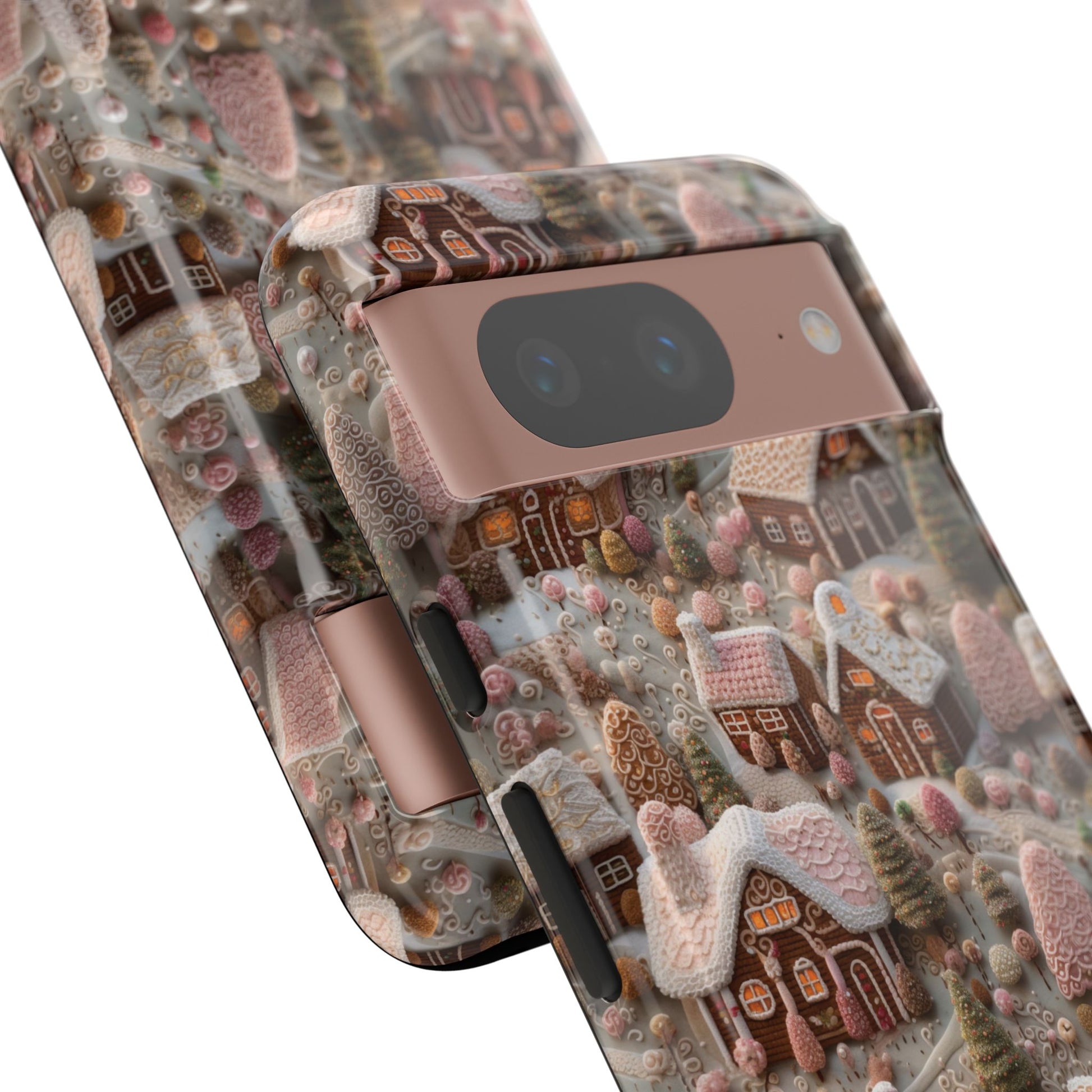 Gingerbread House 3D Phone Case Durable for iPhone Samsung Gift iPhone 15, 14, 13 Samsung Pixel Gift for Mom Accessory Gift for Her