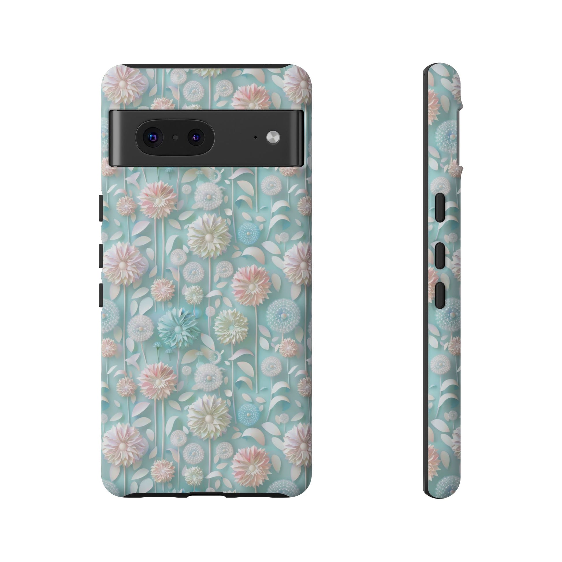 Pastel Floral Phone Case for iPhone & Samsung | Elegant and Slim Design with Shockproof Protection | Durable, Scratch-Resistant, and Lightweight | Stylish Accessory