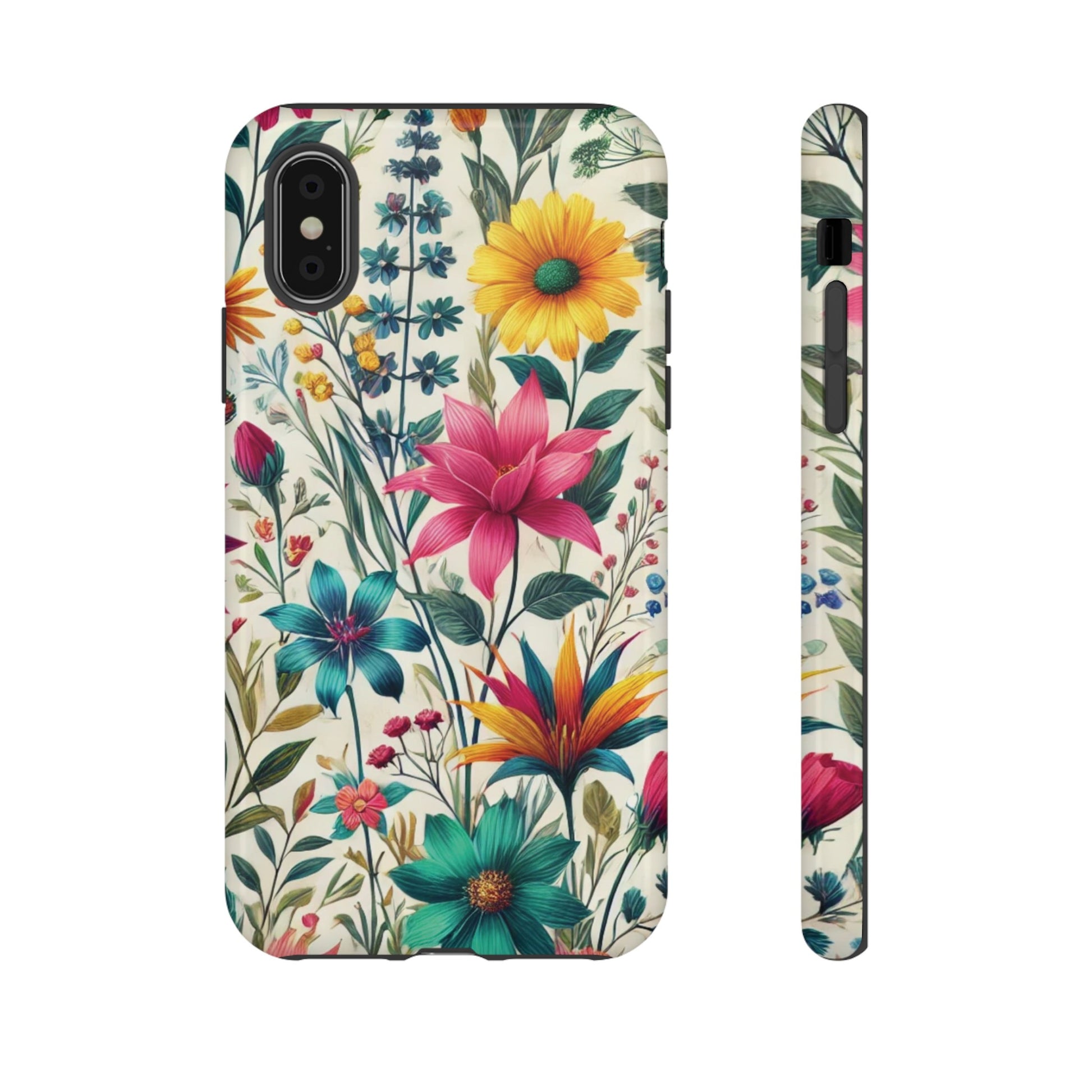 Wildflowers Boho Chic Design Phone Case - Stylish, Protective Cover for All Models Gift for Mom Accessory Gift for Her