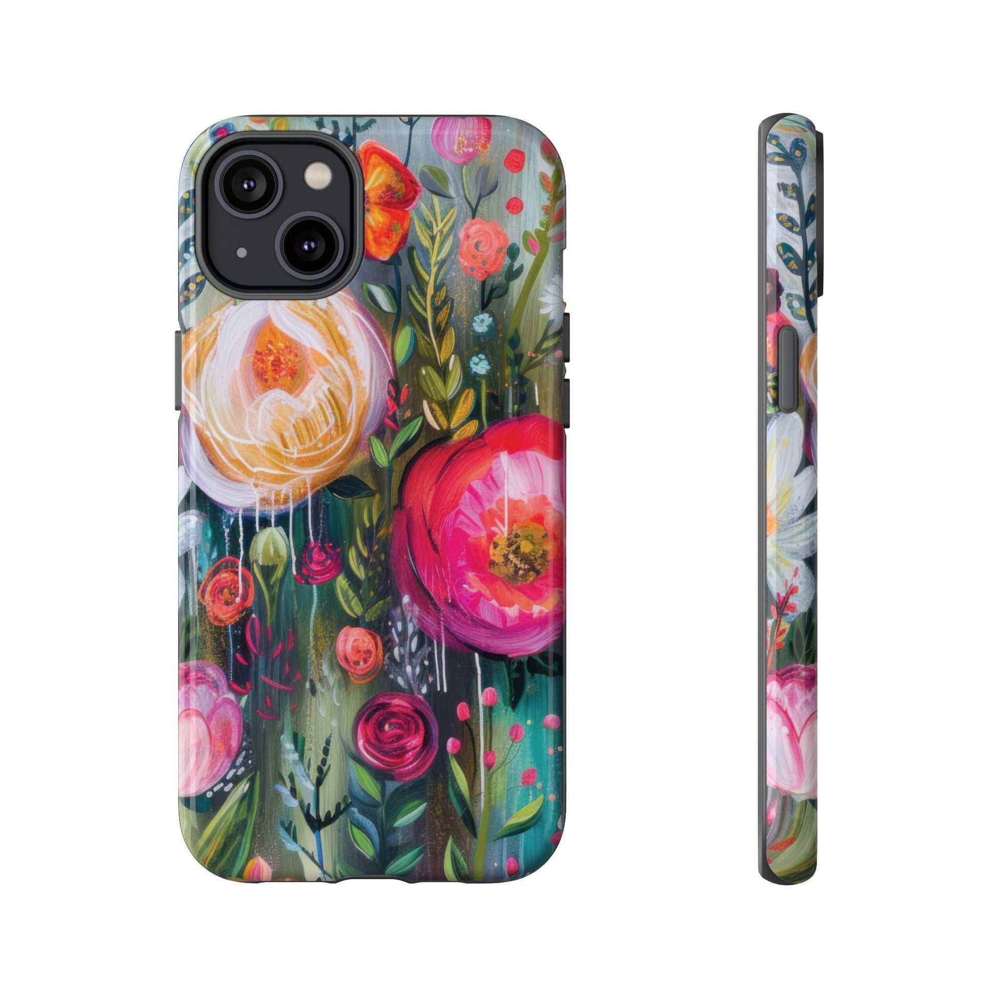 Watercolor Boho Floral Phone Case for iPhone 17 case Samsung, and Pixel | Stylish Protective Cover Gift for Her Perfect for Floral Lover