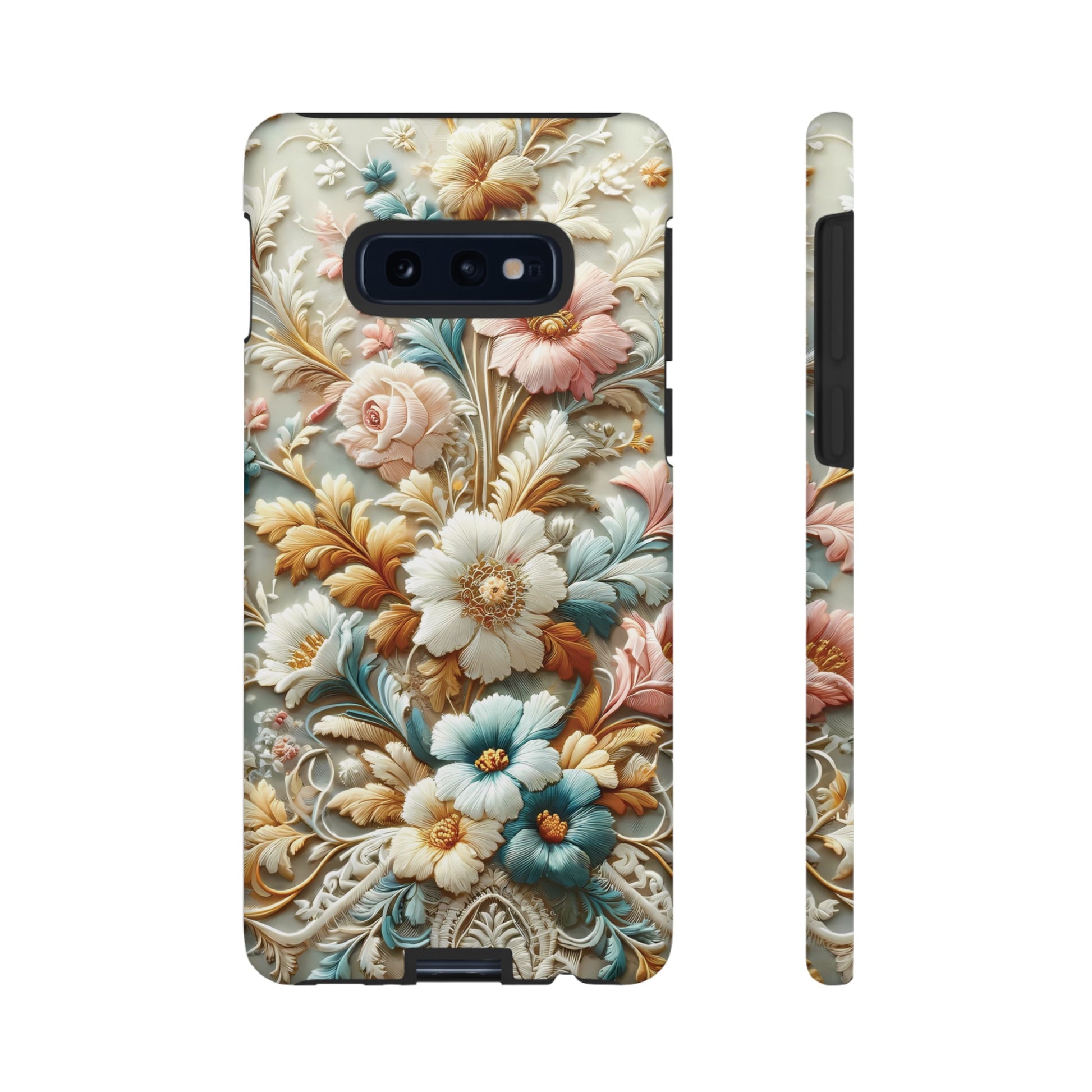 3D Elegant Faux Flowers Phone Case Stylish & Durable for iPhone Samsung Gift iPhone 15, 14, 13 Samsung Pixel Gift for Mom Accessory Gift for Her