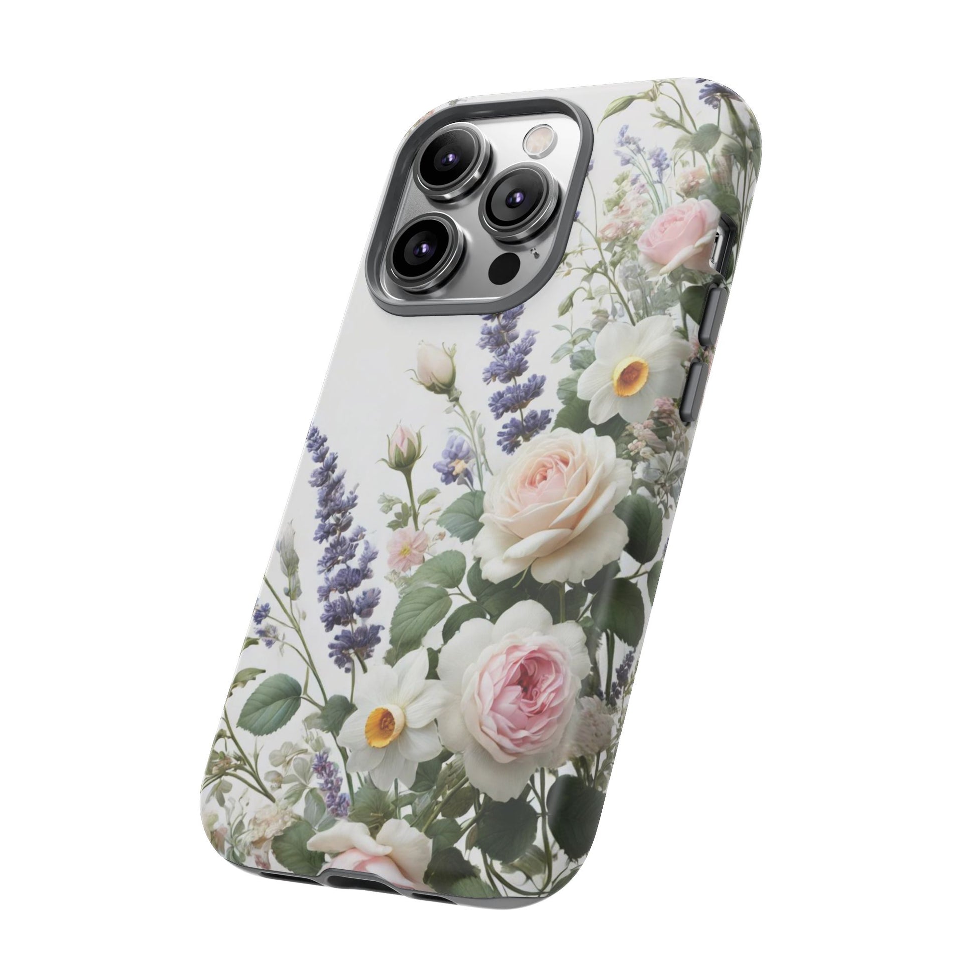 Boho Floral Fall Phone Case for iPhone 17,16  21 23 Samsung, and Pixel | Stylish Protective Cover Gift for Her Perfect for Floral Lover