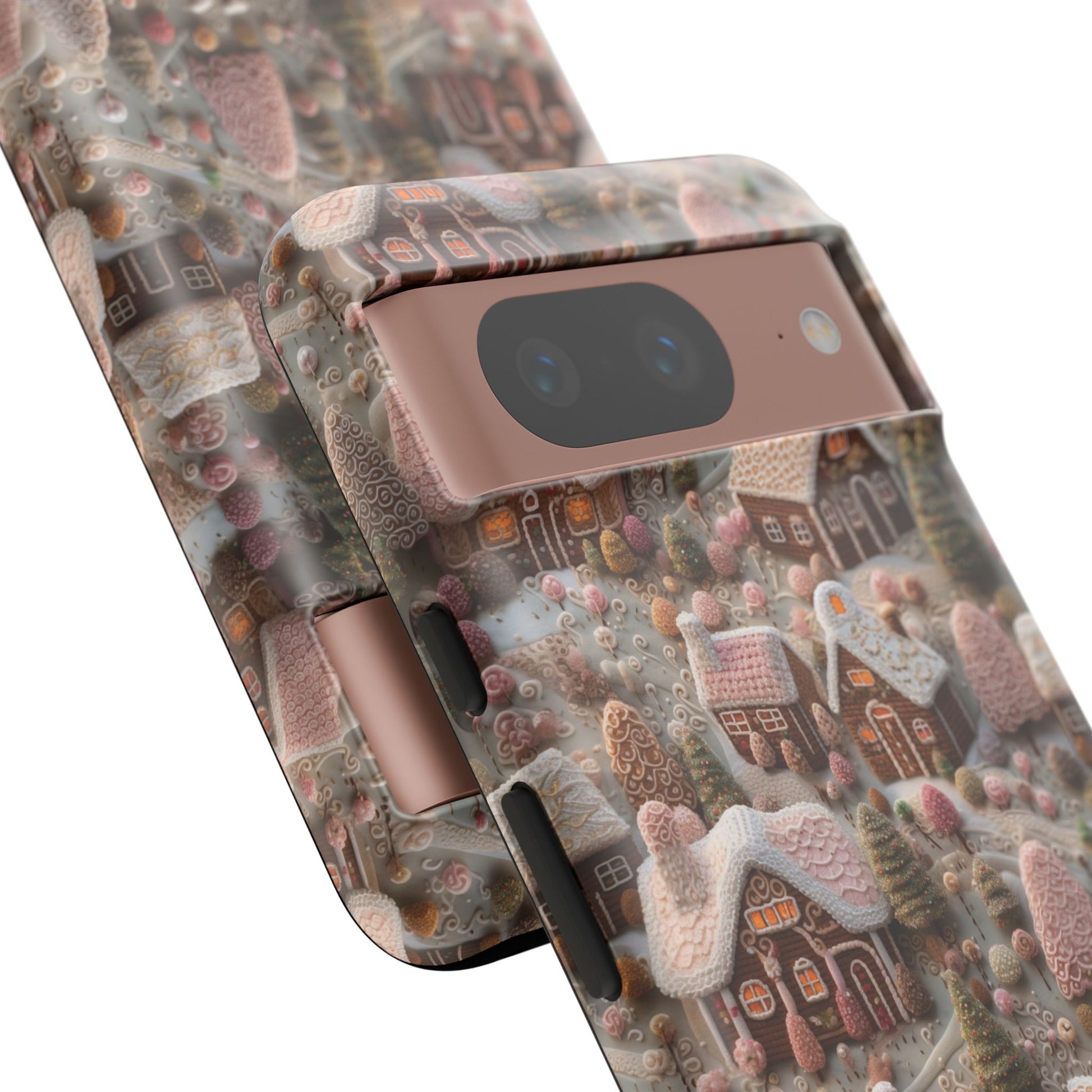 Gingerbread House 3D Phone Case Durable for iPhone Samsung Gift iPhone 15, 14, 13 Samsung Pixel Gift for Mom Accessory Gift for Her