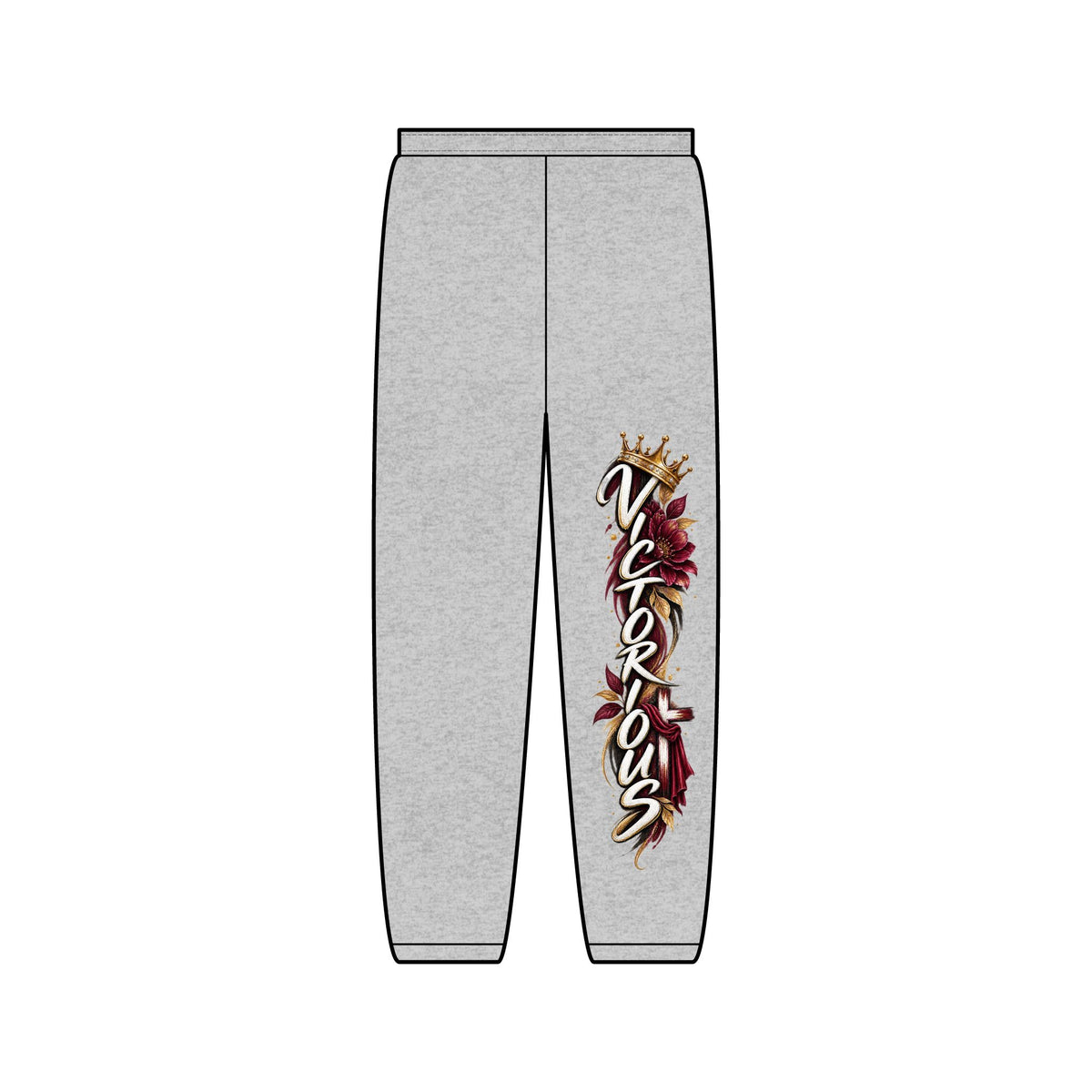 Victorious Floral Sweatpants — Side Script Joggers