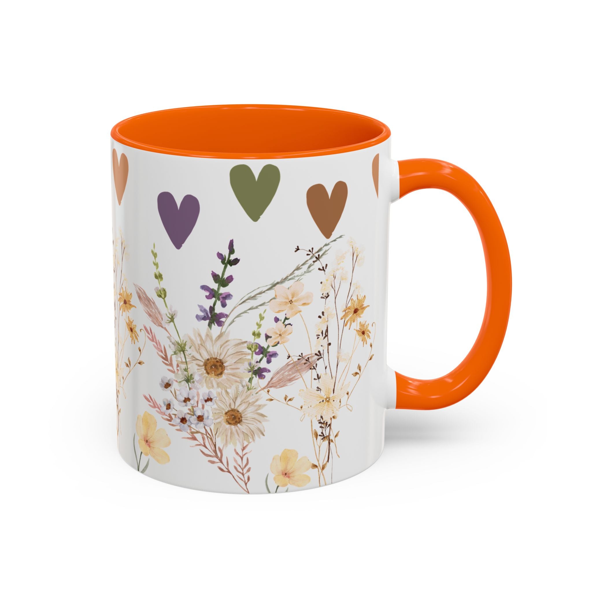 Tasse en céramique Wildflower – Cadeau élégant pour les amateurs de café ou de thé – Parfait pour la fête des mères, les anniversaires et pour ajouter du charme à toute cuisine.