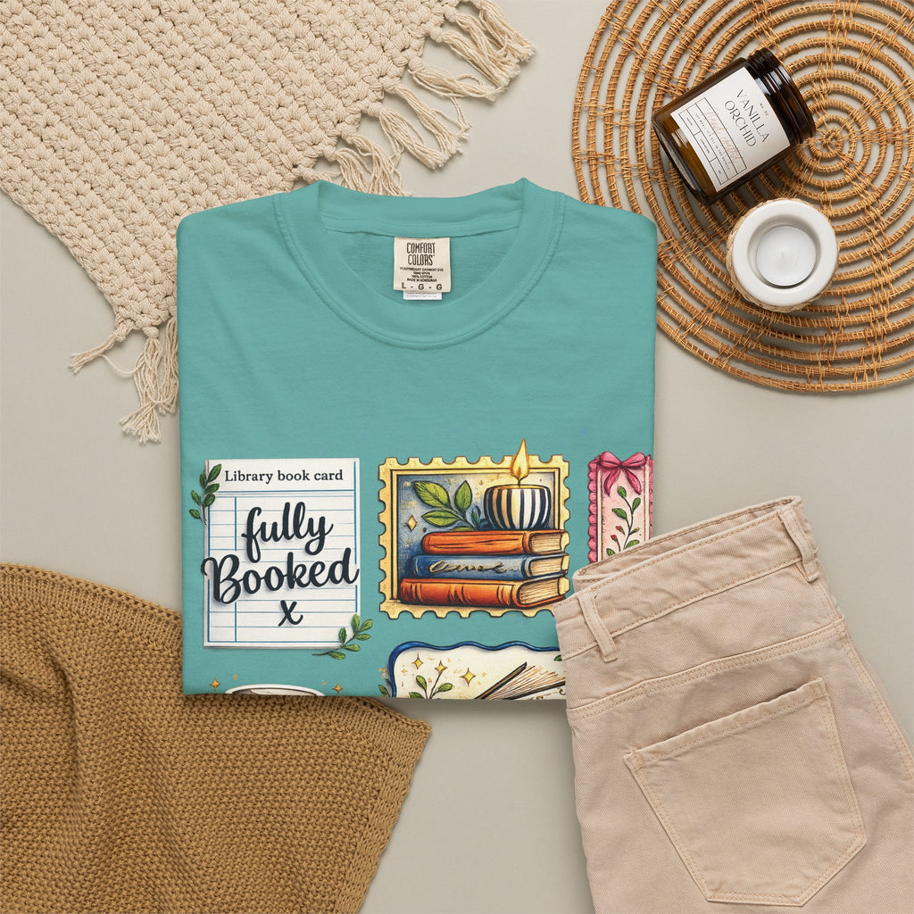 T-shirt Comfort Colors "Just One More Chapter & Coffee" – Confortable pour les amoureux des livres
