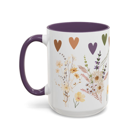 Wildflower Ceramic Mug Elegant Gift for Coffee or Tea Lovers Perfect for Mothers Day Birthdays and Adding Charm to Any Kitchen Gift