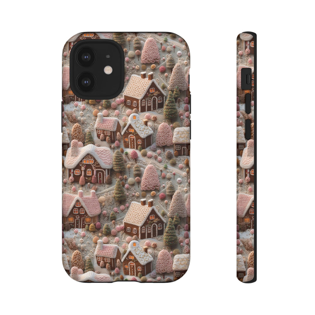 Gingerbread House 3D Phone Case Durable for iPhone Samsung Gift iPhone 15, 14, 13 Samsung Pixel Gift for Mom Accessory Gift for Her