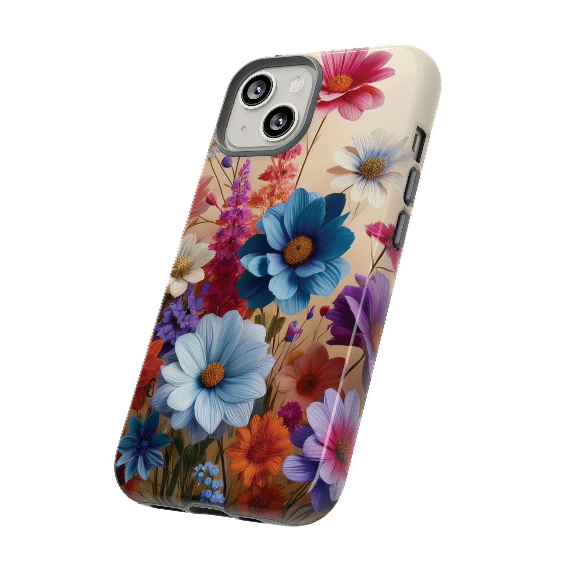 Best Phone Case Floral 3D Illusion Luxury Tough Case Floral Elegant Durable Stylish for Modern Devices iPhone 15, Samsung iPhone Samsung Accessory Gift for Her.
