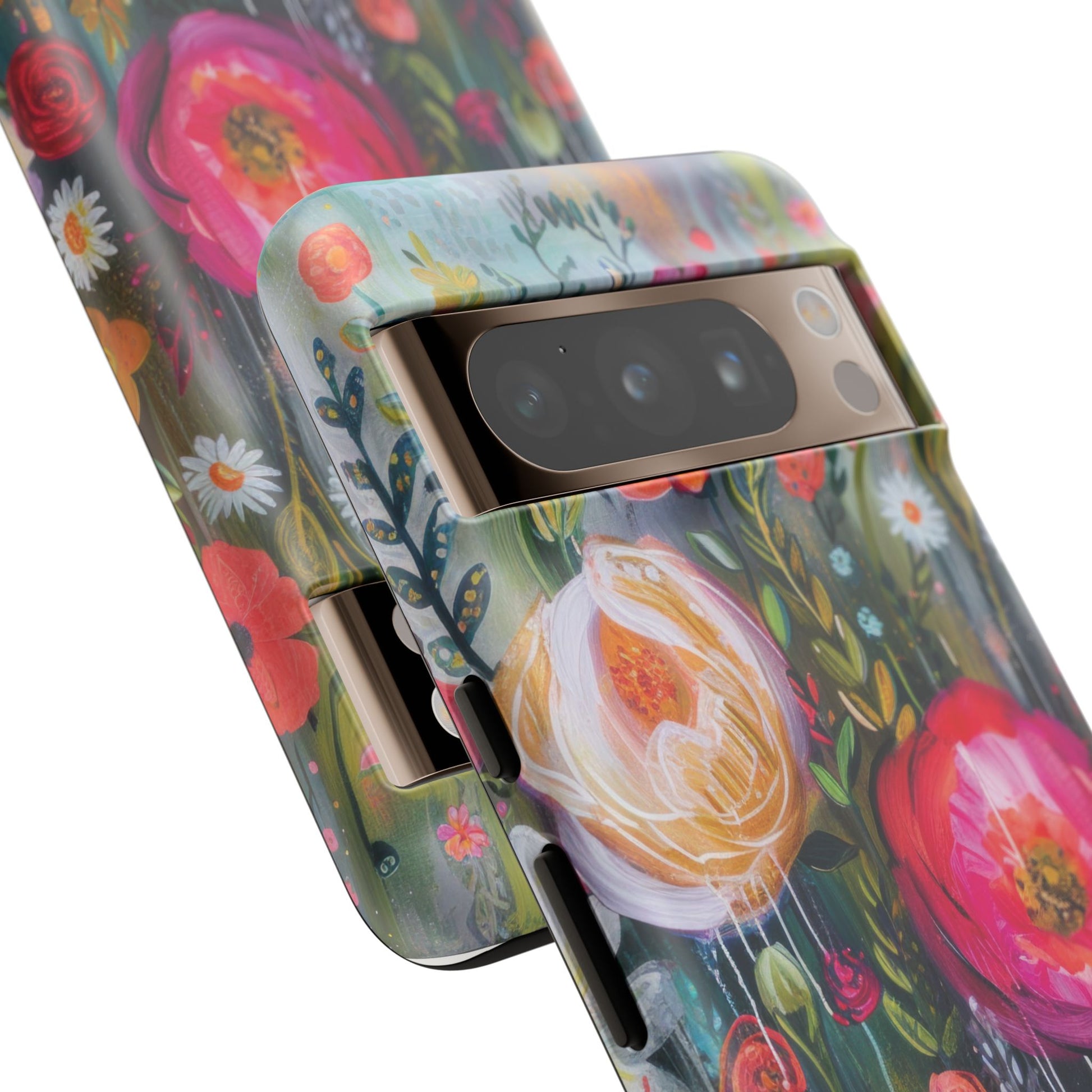 Watercolor Boho Floral Phone Case for iPhone 16 15 14 13 12  21 23 Samsung, and Pixel | Stylish Protective Cover Gift for Her Perfect for Floral Lover