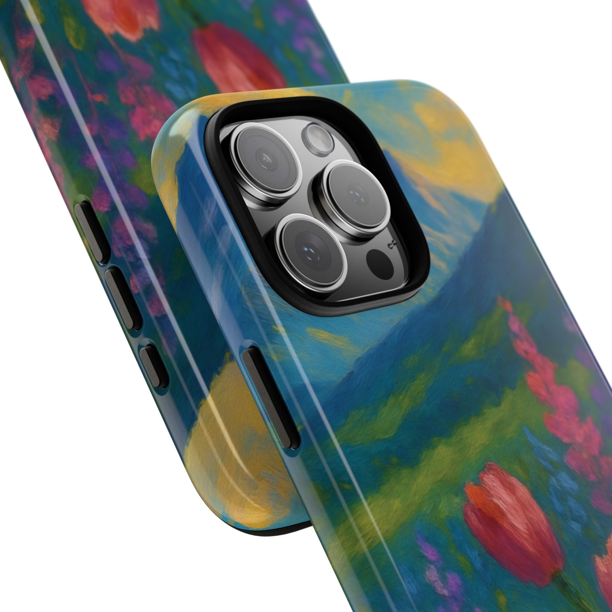 Mountains Wildflowers Phone Case | Vibrant Botanical Floral Design | Nature-Inspired Protective Cover for iPhone & Samsung | Trendy Aesthetic Gift Idea