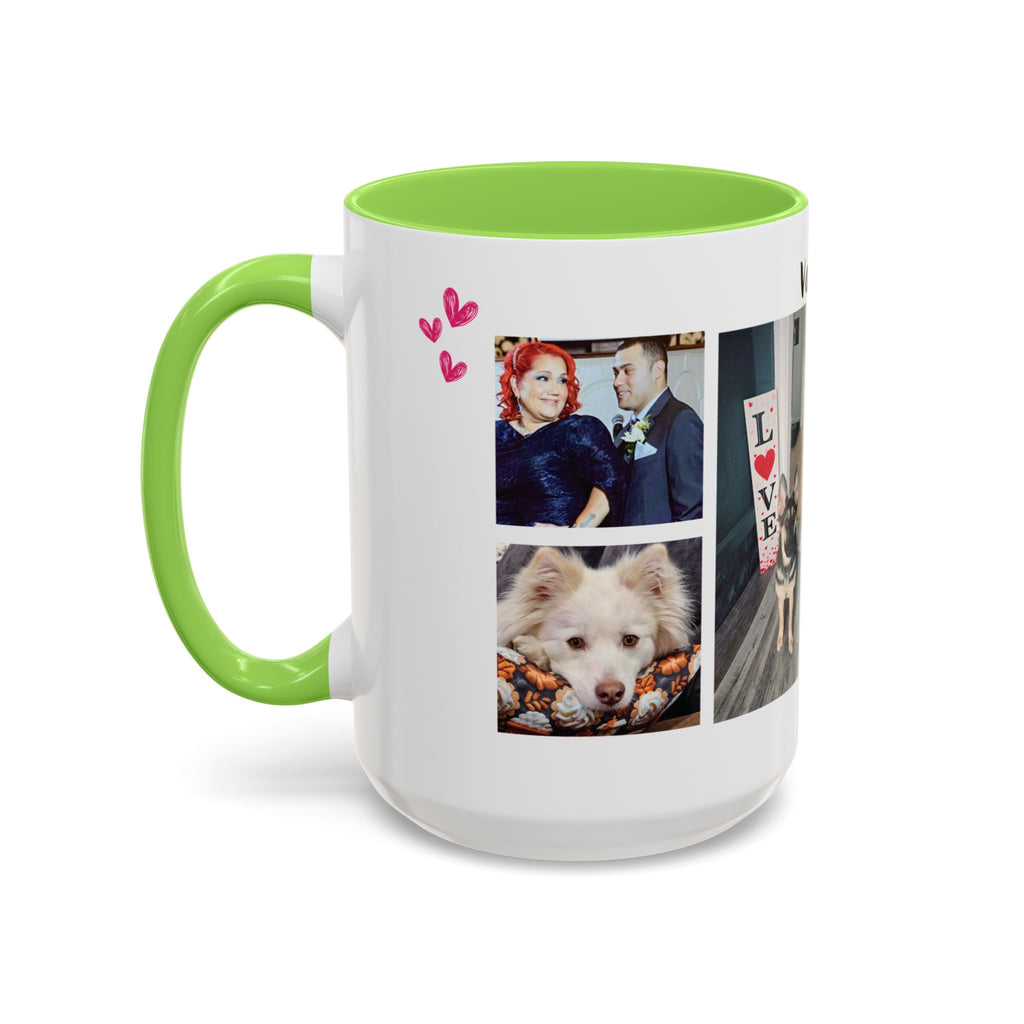 Personalized Photo Collage Coffee Mug, Custom Image Gift for Mom, Mother's Day Present, Colorful 15oz Cup, Birthday Mug, Custom Picture Mug Perfect Giift