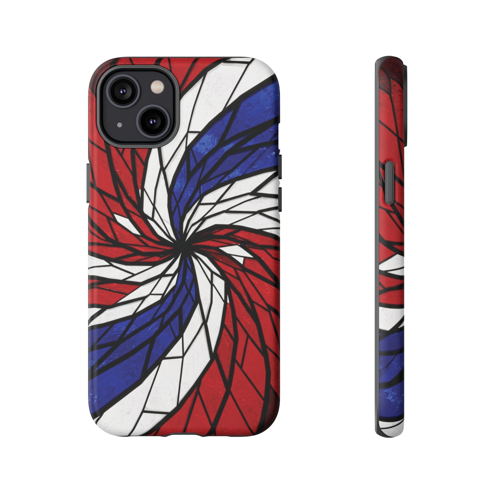 Patriotic Red White & Blue Phone Case – USA Flag Design, Independence Day Gift, Protective Cover for iPhone, Samsung, Pixel