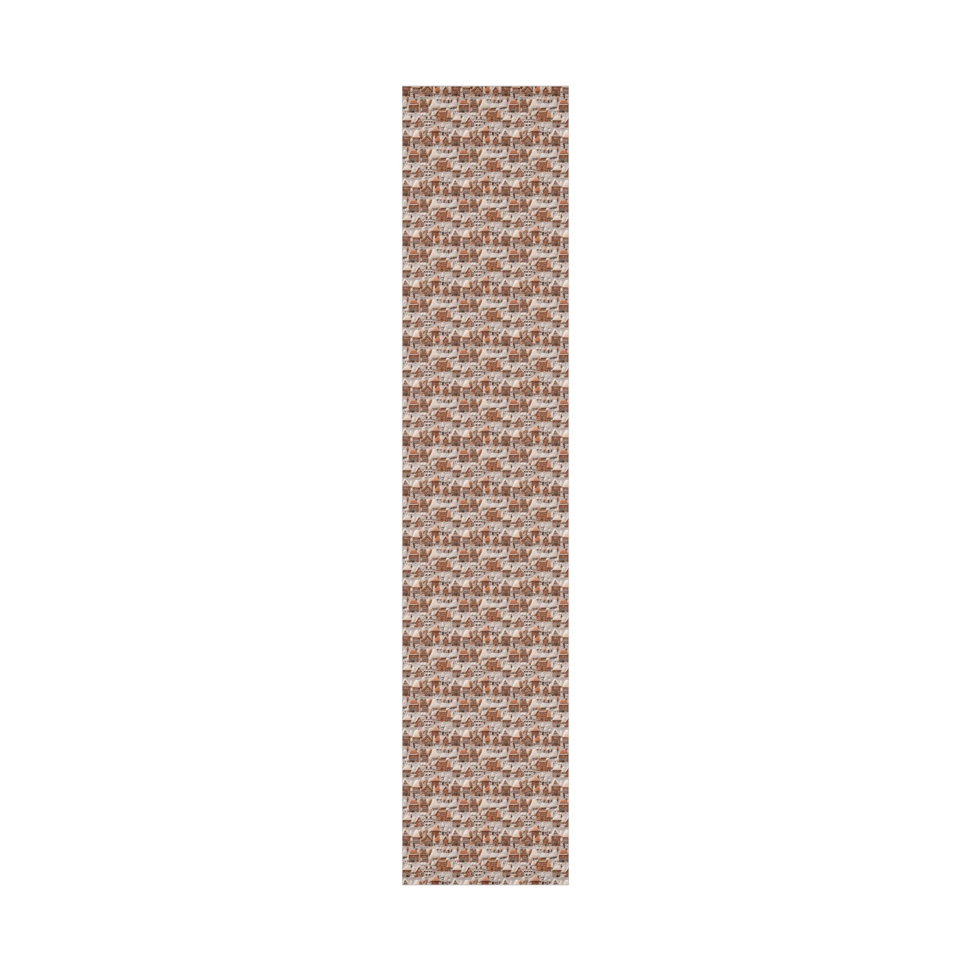 Charming Gingerbread House Wrapping Paper - Festive Holiday Design, Premium Quality, 100% Recyclable, Perfect for Christmas Gifts and Special Occasions - MRSBYVALLE