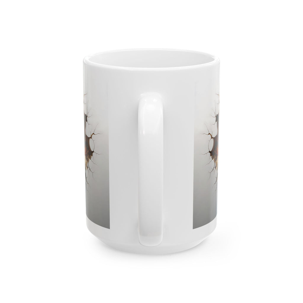 3D Cross Illusion Ceramic Mug – Elevate Your Sip with Spiritual Style, Available in 11oz & 15oz, Ideal for Coffee, Tea, or Hot Chocolate Moments That Inspire - MRSBYVALLE