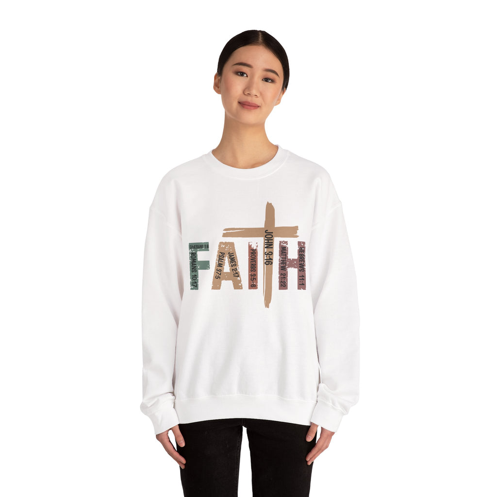 Walk by Faith Sweatshirt  Comfortable Christian Apparel, Perfect Gift Idea Perfect Gift for Christian