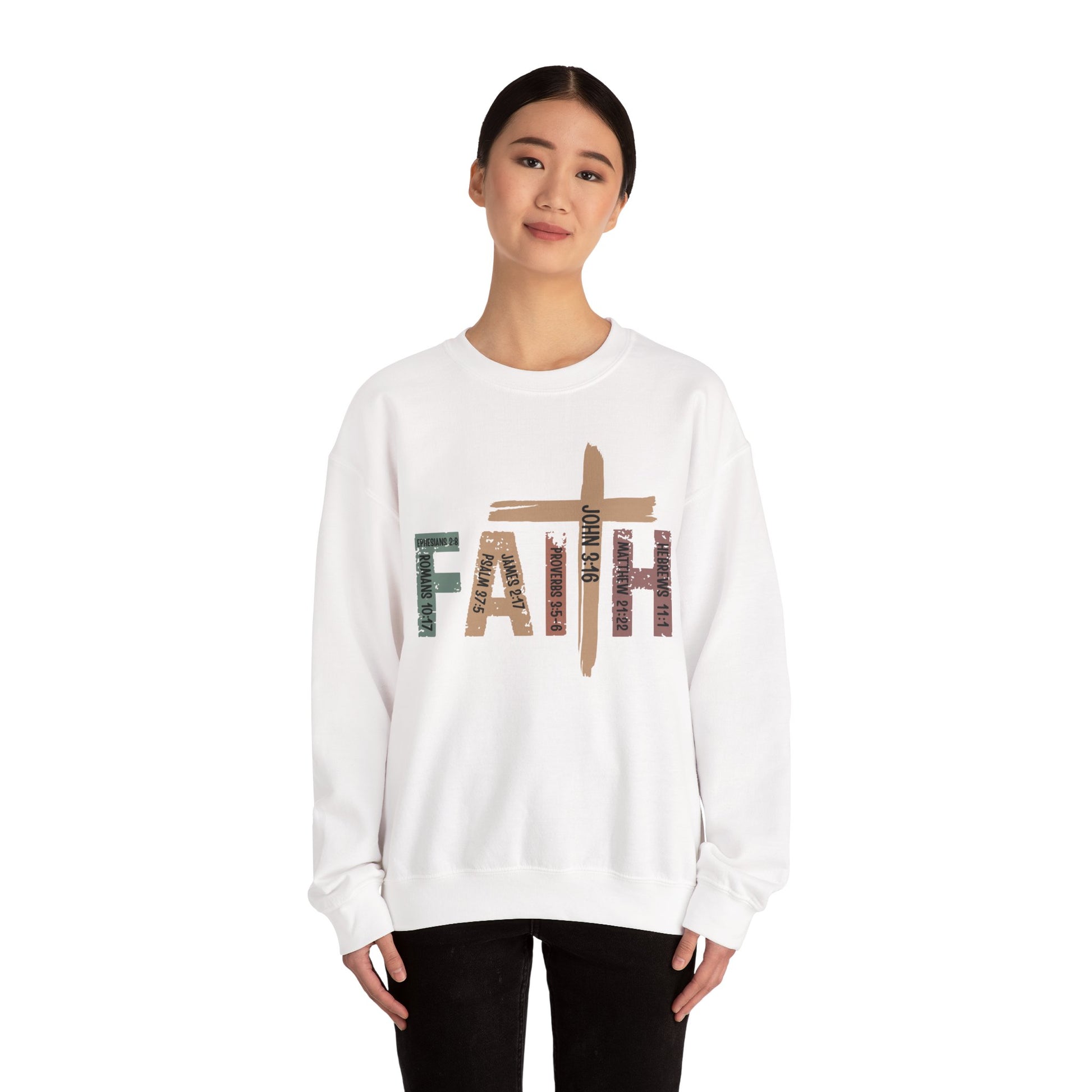 Walk by Faith Sweatshirt  Comfortable Christian Apparel, Perfect Gift Idea Perfect Gift for Christian