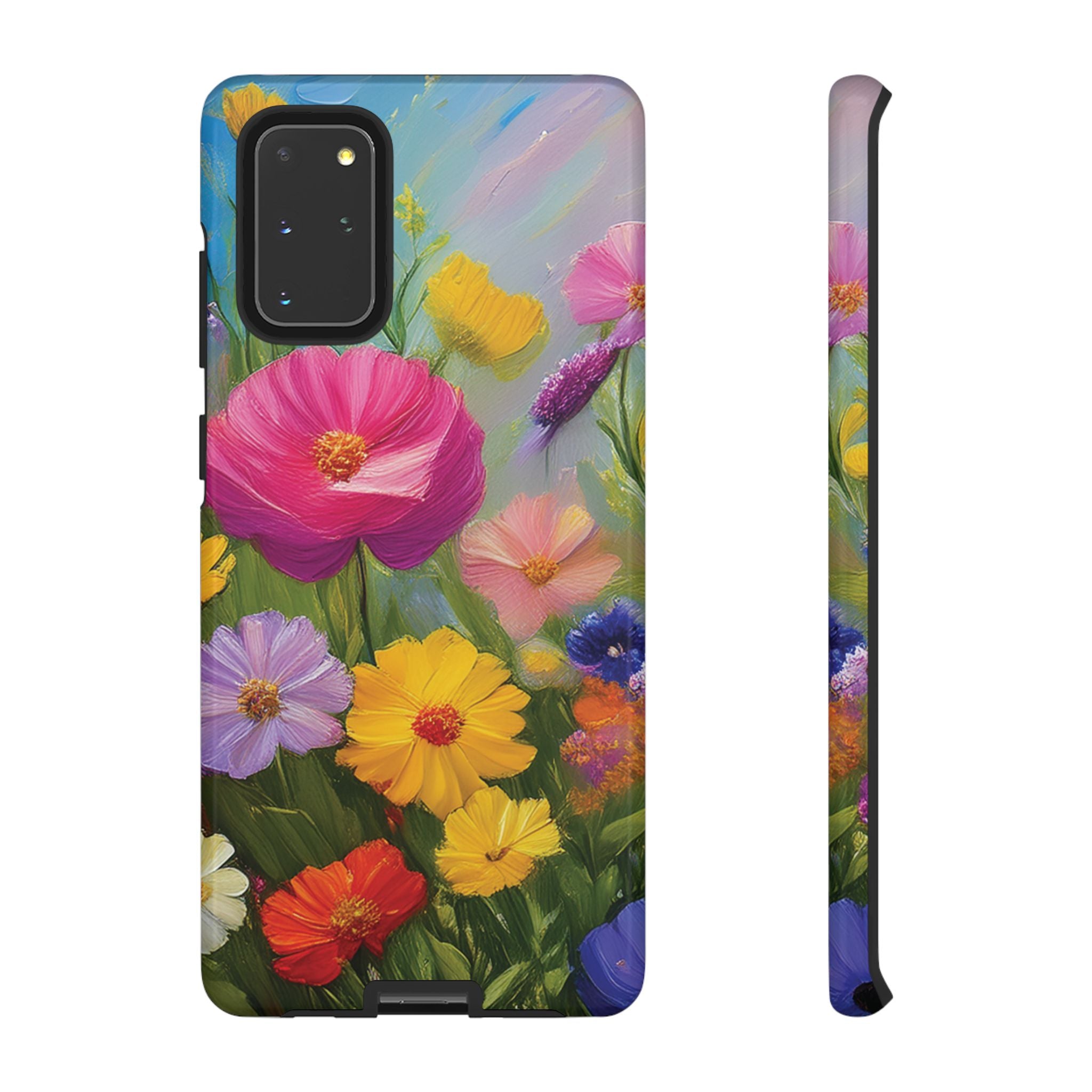 Vibrant Wildflower Painting Phone Case Hand-Painted Floral Art Design | Bright Nature-Inspired Cover | Perfect Gift for Flower Lovers iPhone & Galaxy