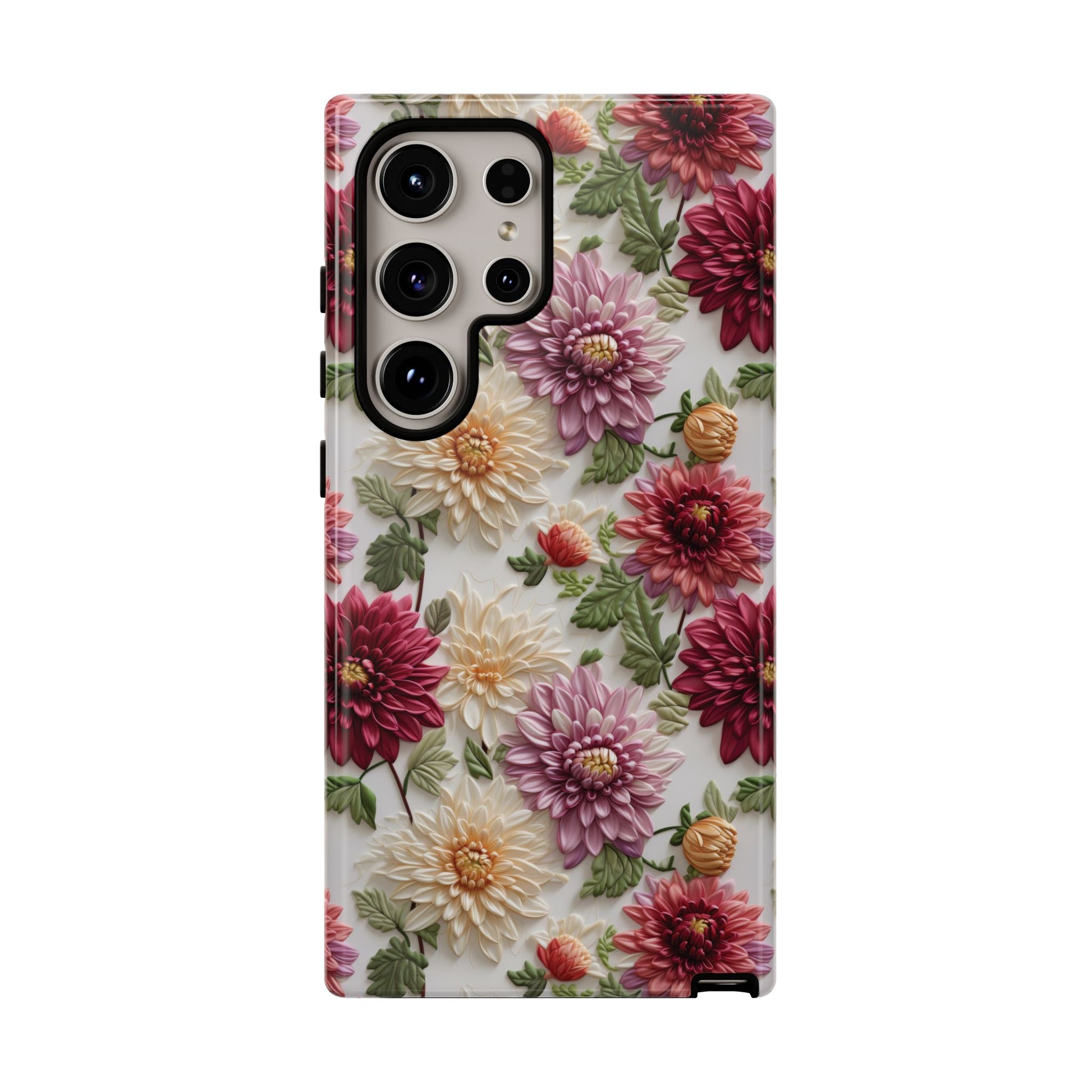 Floral Fall Phone Case for iPhone 16 pro15 14 13 12  21 23 Samsung, and Pixel | Stylish Protective Cover Gift for Her Perfect for Floral Lover