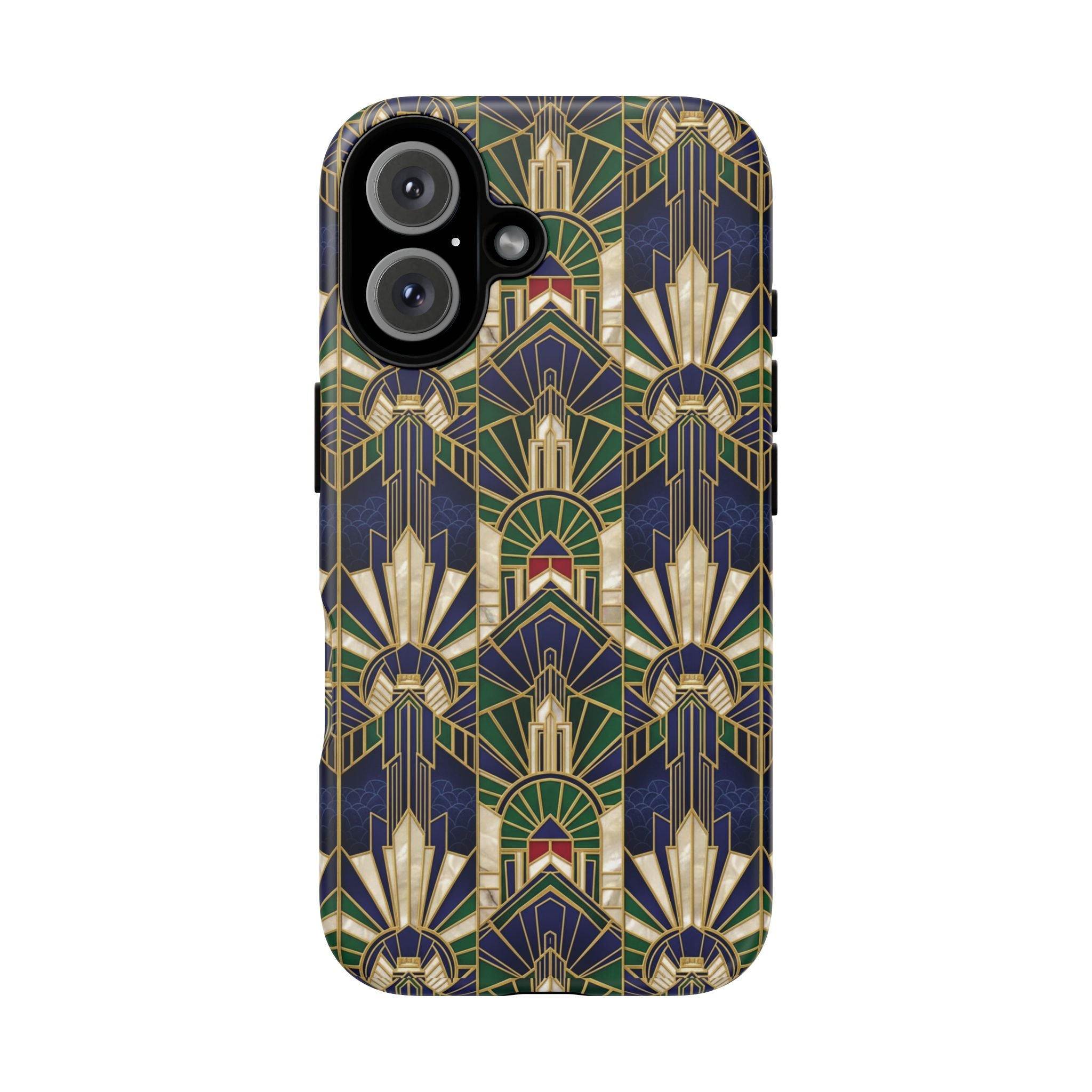 Navy & Gold Art Deco Phone Case — Imperial Art Deco Tough Case