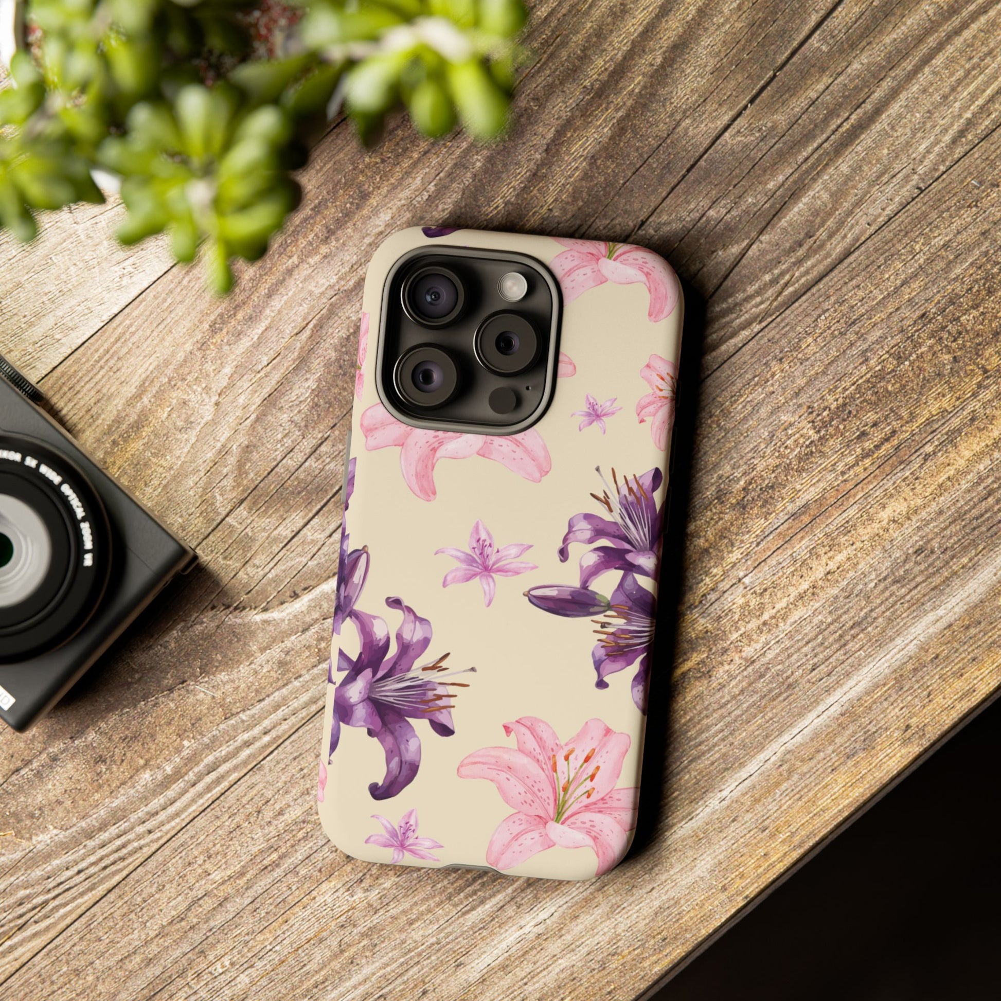 Blooming Tiger Lily Phone Case - Compatible with iPhone, Samsung, and Pixel | Stylish Protective Cover Gift for Her Perfect for Floral Lover