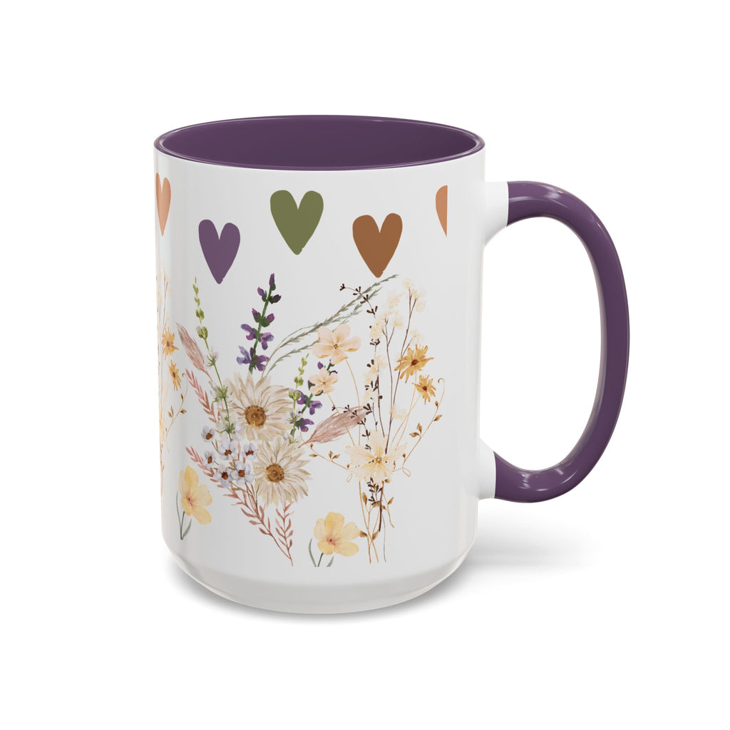 Wildflower Ceramic Mug Elegant Gift for Coffee or Tea Lovers Perfect for Mothers Day Birthdays and Adding Charm to Any Kitchen Gift