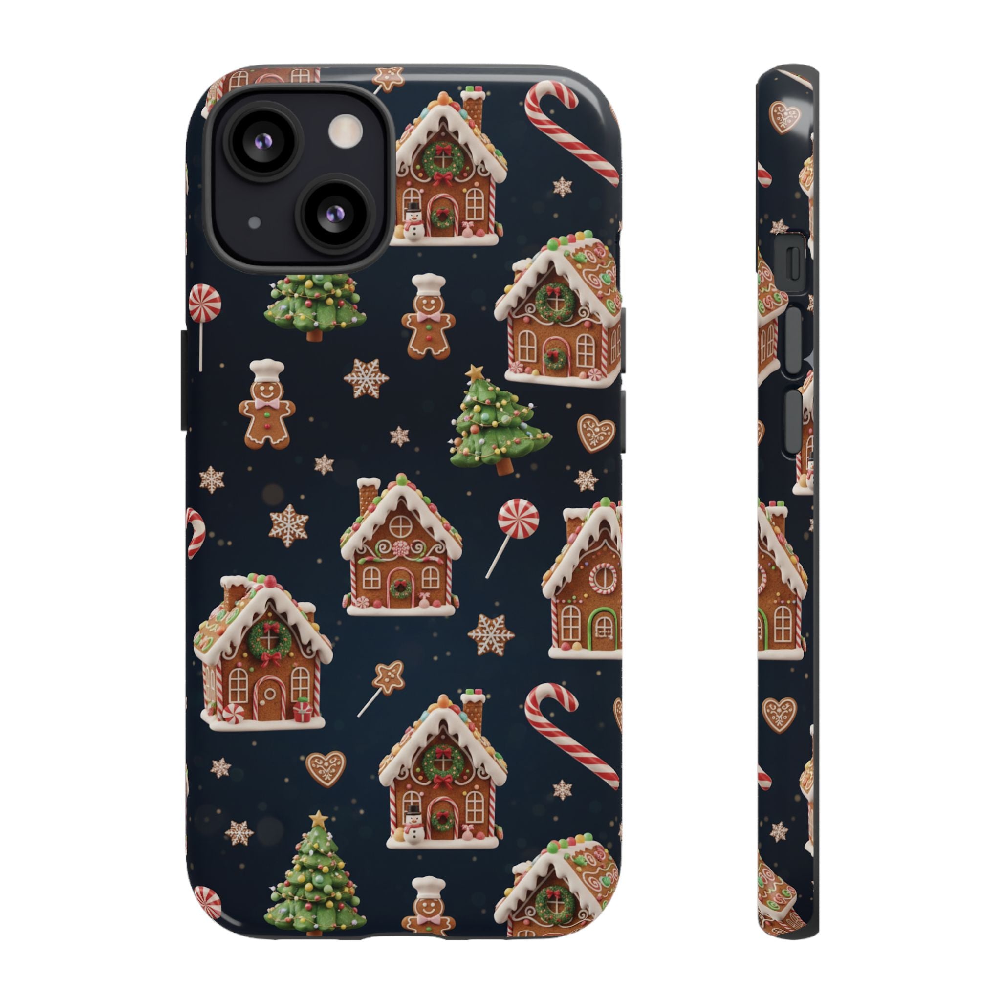 3D Gingerbread House Christmas Phone Case | Premium Holiday Gift Cover for iPhone 17, iPhone, and Samsung Galaxy Gift for Her or Him