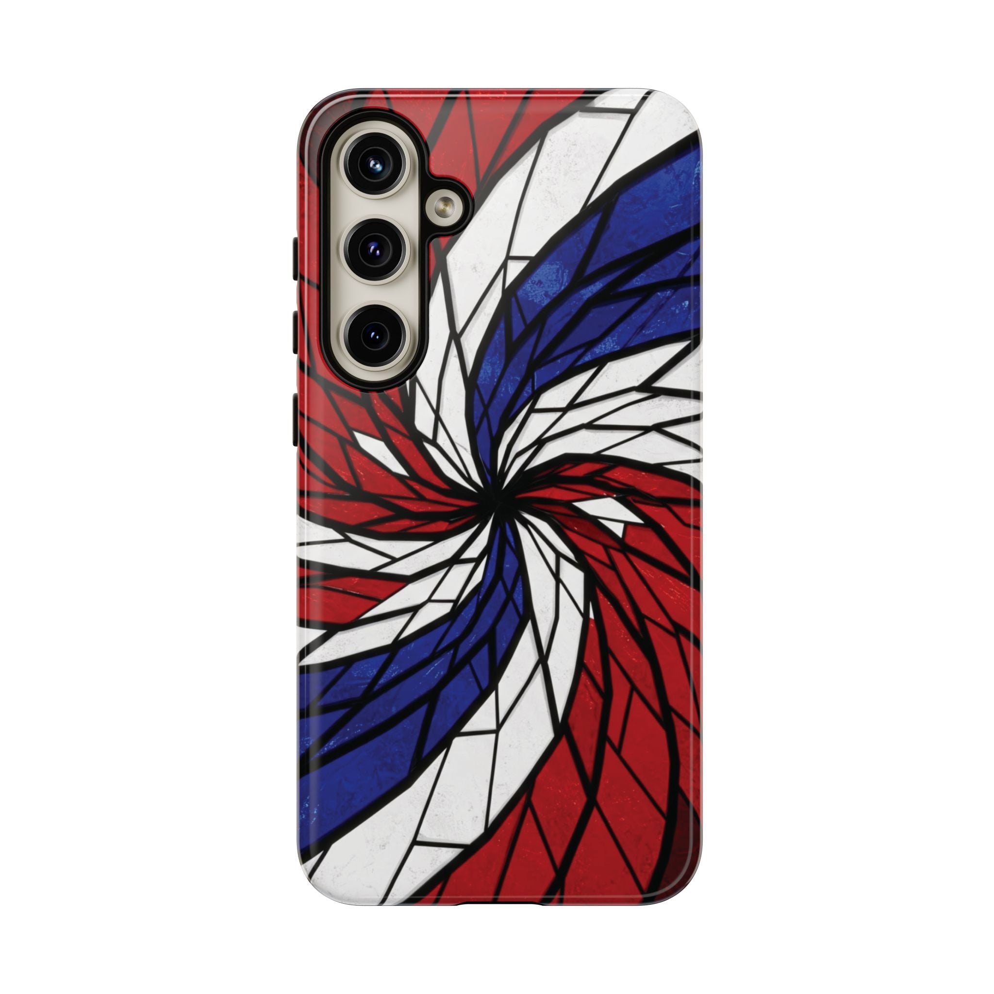 Patriotic Red White & Blue Phone Case – USA Flag Design, Independence Day Gift, Protective Cover for iPhone, Samsung, Pixel