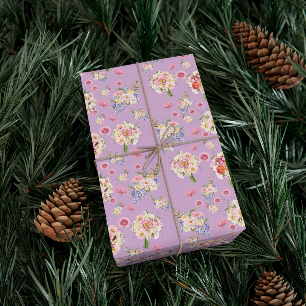 Lavendar Floral Bouquets for Weddings, Birthdays, and All Occasions | Premium Fresh Flowers Gift Wrap | Perfect Gift for Every Celebration | Mother's Day Gift for Her - MRSBYVALLE