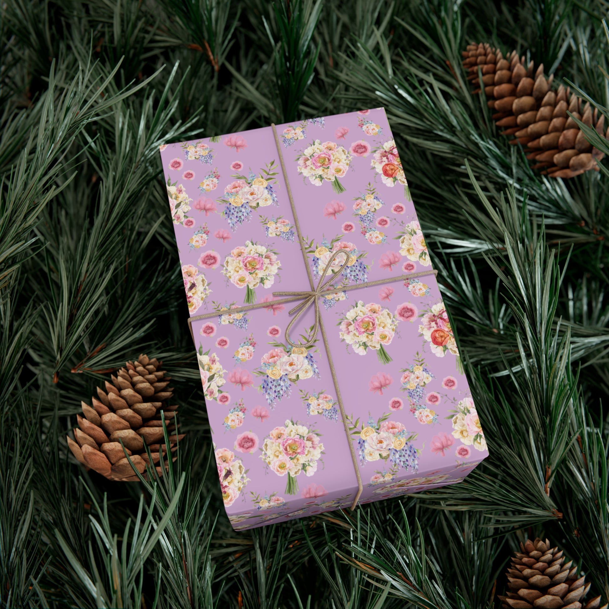 Lavendar Floral Bouquets for Weddings, Birthdays, and All Occasions | Premium Fresh Flowers Gift Wrap | Perfect Gift for Every Celebration | Mother's Day Gift for Her - MRSBYVALLE