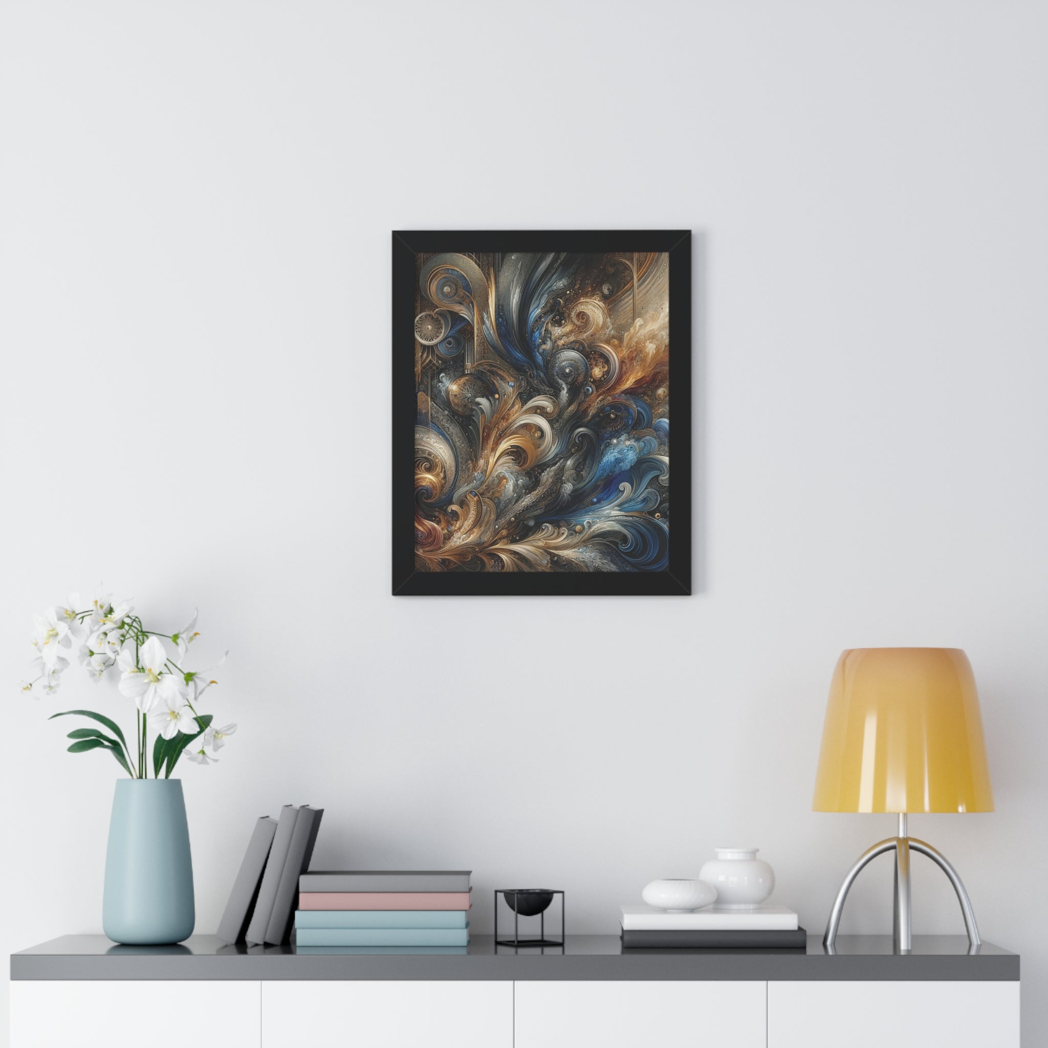 Framed Vertical Poster Elegance in Every Stroke Premium Framed Vertical Posters Oil Art Mastery on Archival Matte Paper, Securely Encased in Black, White, or Walnut Frames with Durable Acrylic Protection Ready to Hang  Timelessly Crafted..