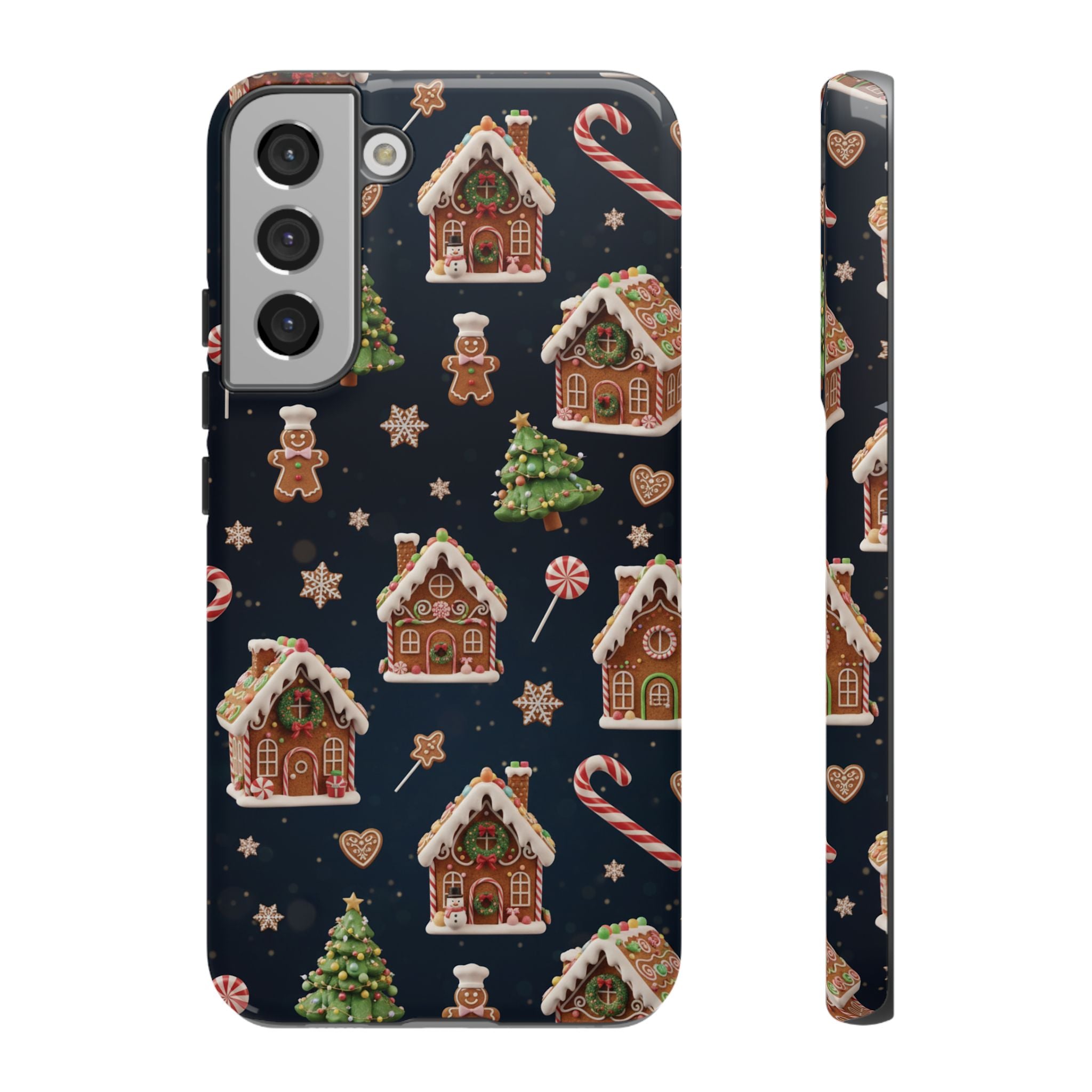 3D Gingerbread House Christmas Phone Case | Premium Holiday Gift Cover for iPhone 17, iPhone, and Samsung Galaxy Gift for Her or Him